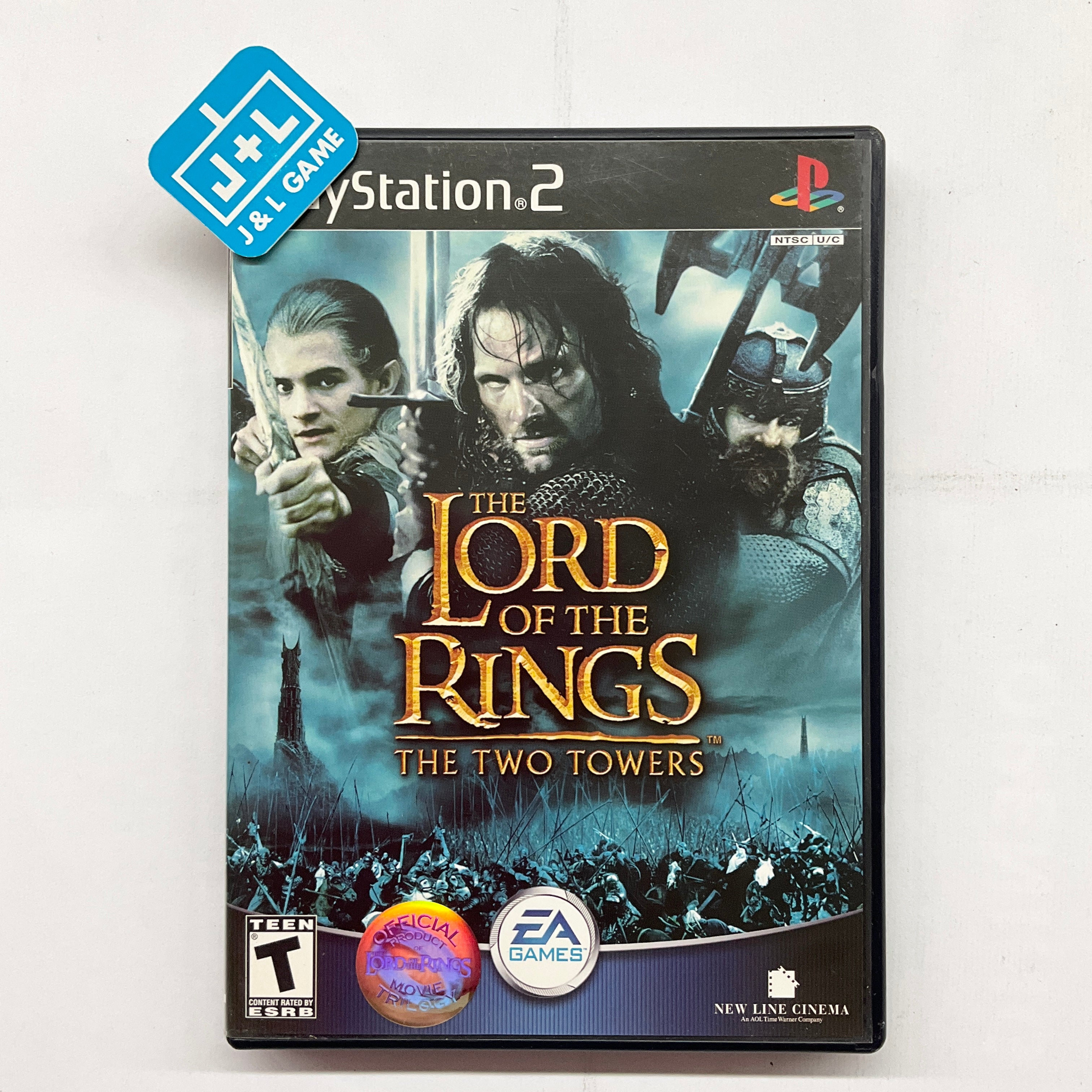 The Lord of the Rings: The Two Towers - (PS2) PlayStation 2 [Pre-Owned] Video Games EA Games   