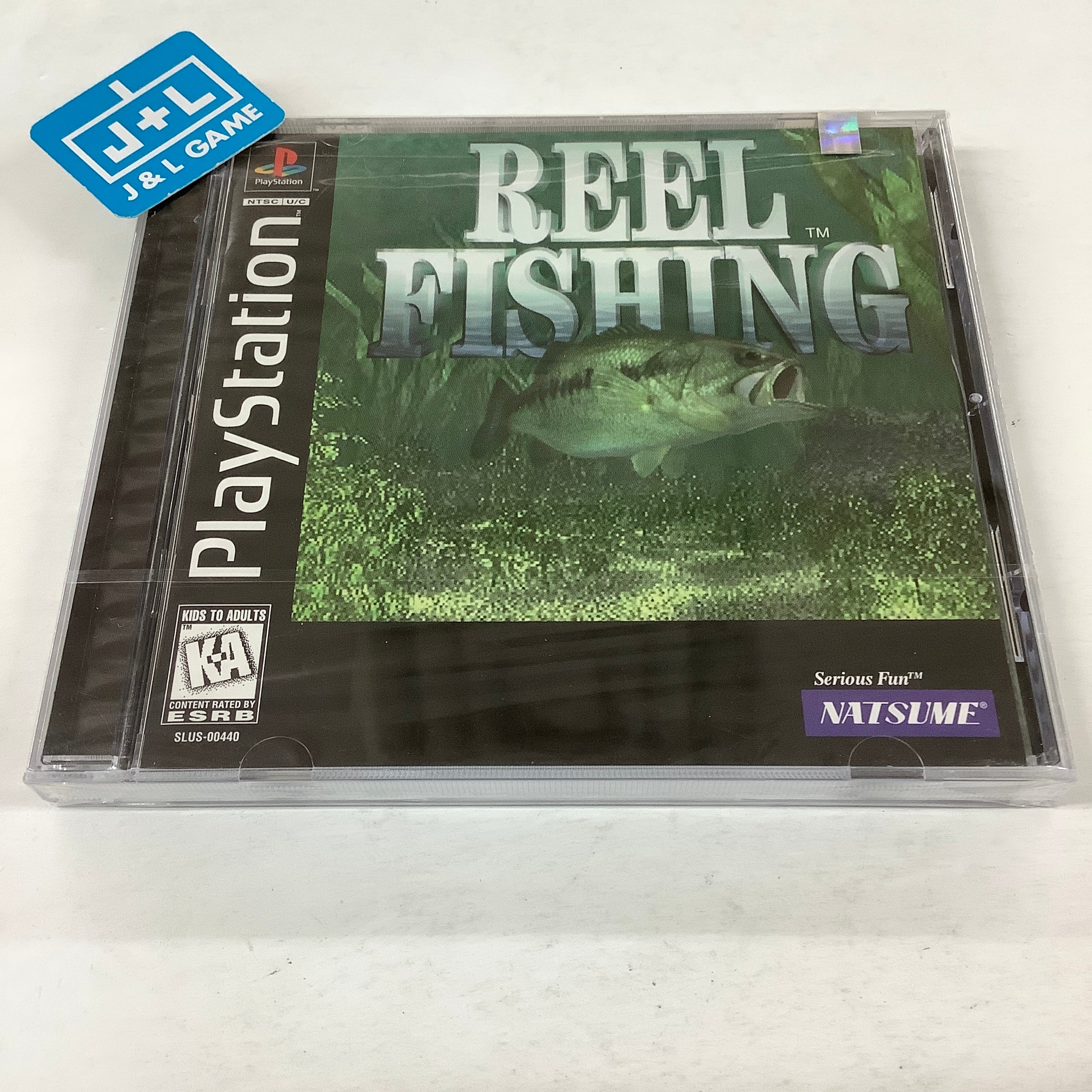 Reel Fishing - (PS1) PlayStation 1 Video Games Natsume   