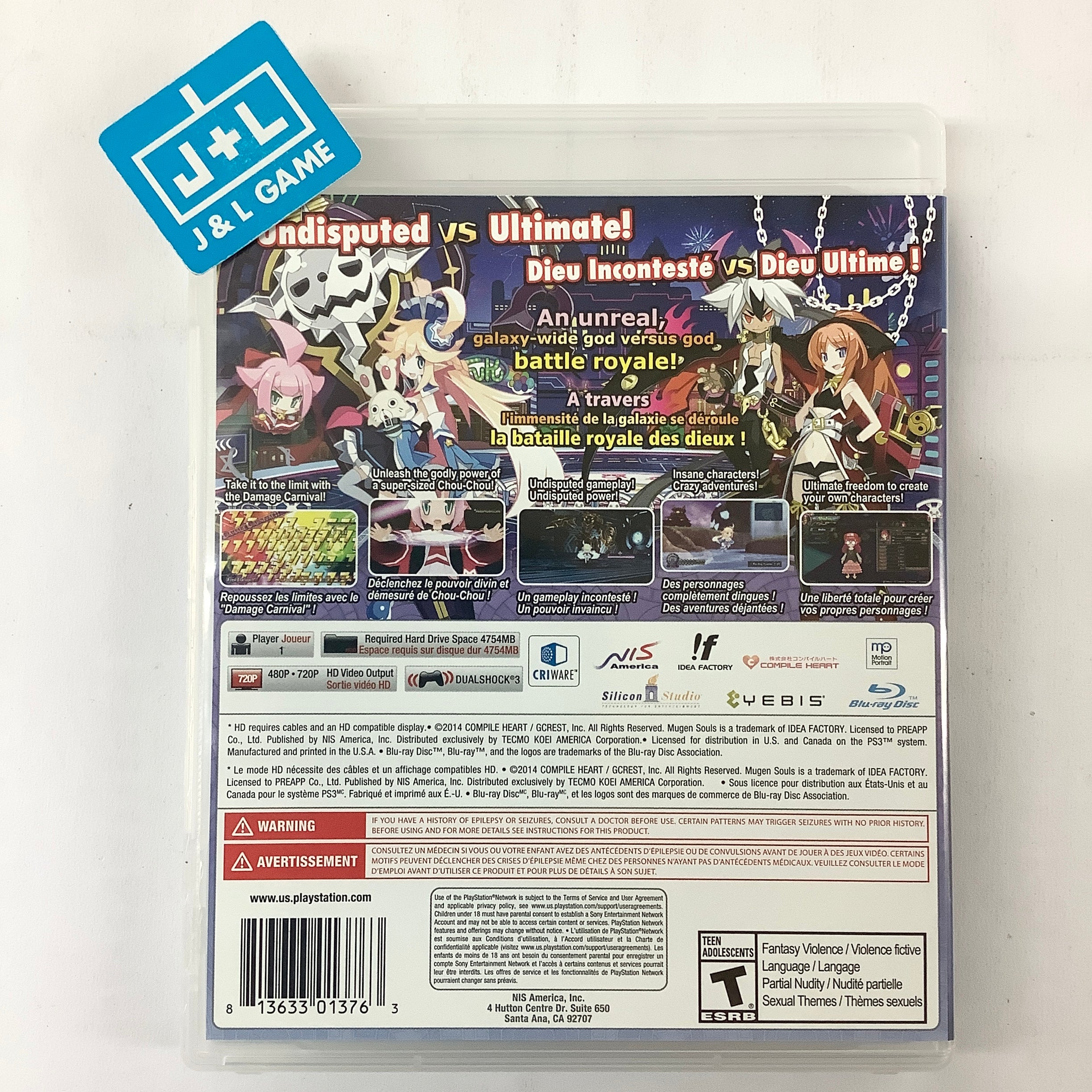 Mugen Souls Z - (PS3) PlayStation 3 [Pre-Owned] Video Games NIS America   