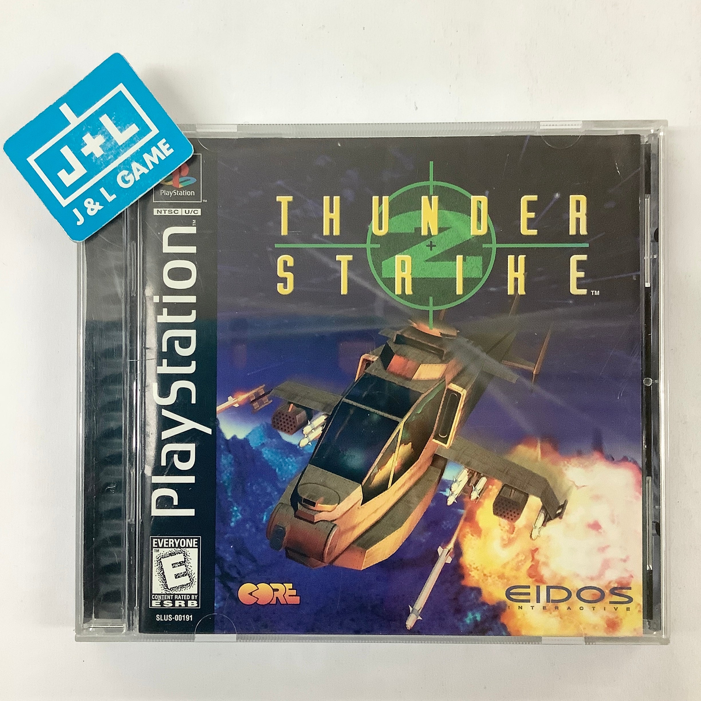 ThunderStrike 2 - (PS1) PlayStation 1 [Pre-Owned] Video Games Eidos Interactive   