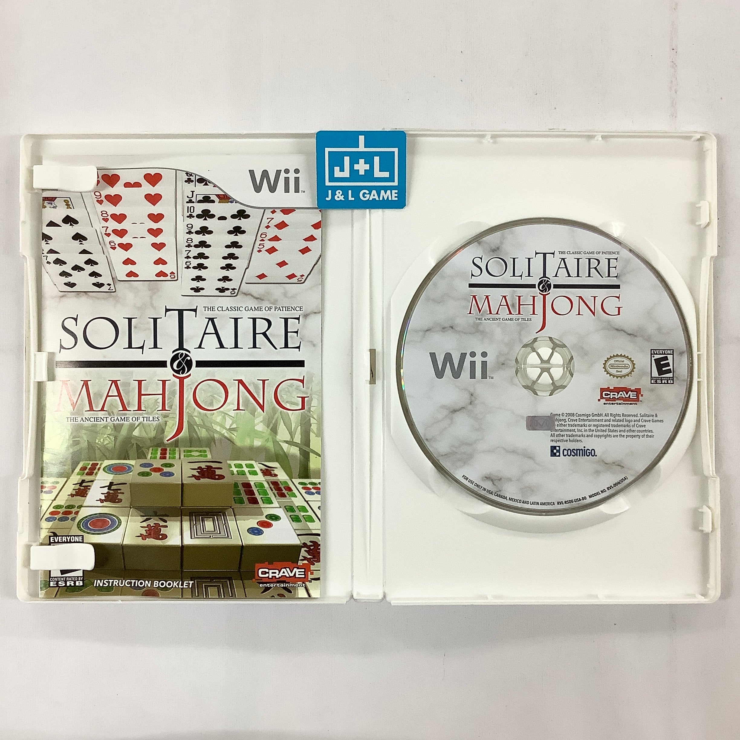 Solitaire & Mahjong - Nintendo Wii [Pre-Owned] Video Games Crave   