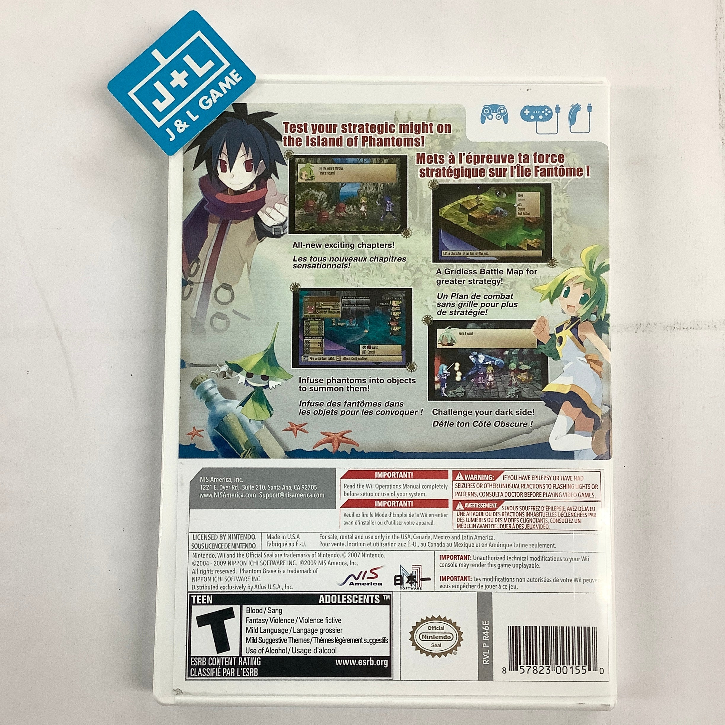 Phantom Brave: We Meet Again - Nintendo Wii [Pre-Owned] Video Games NIS America   