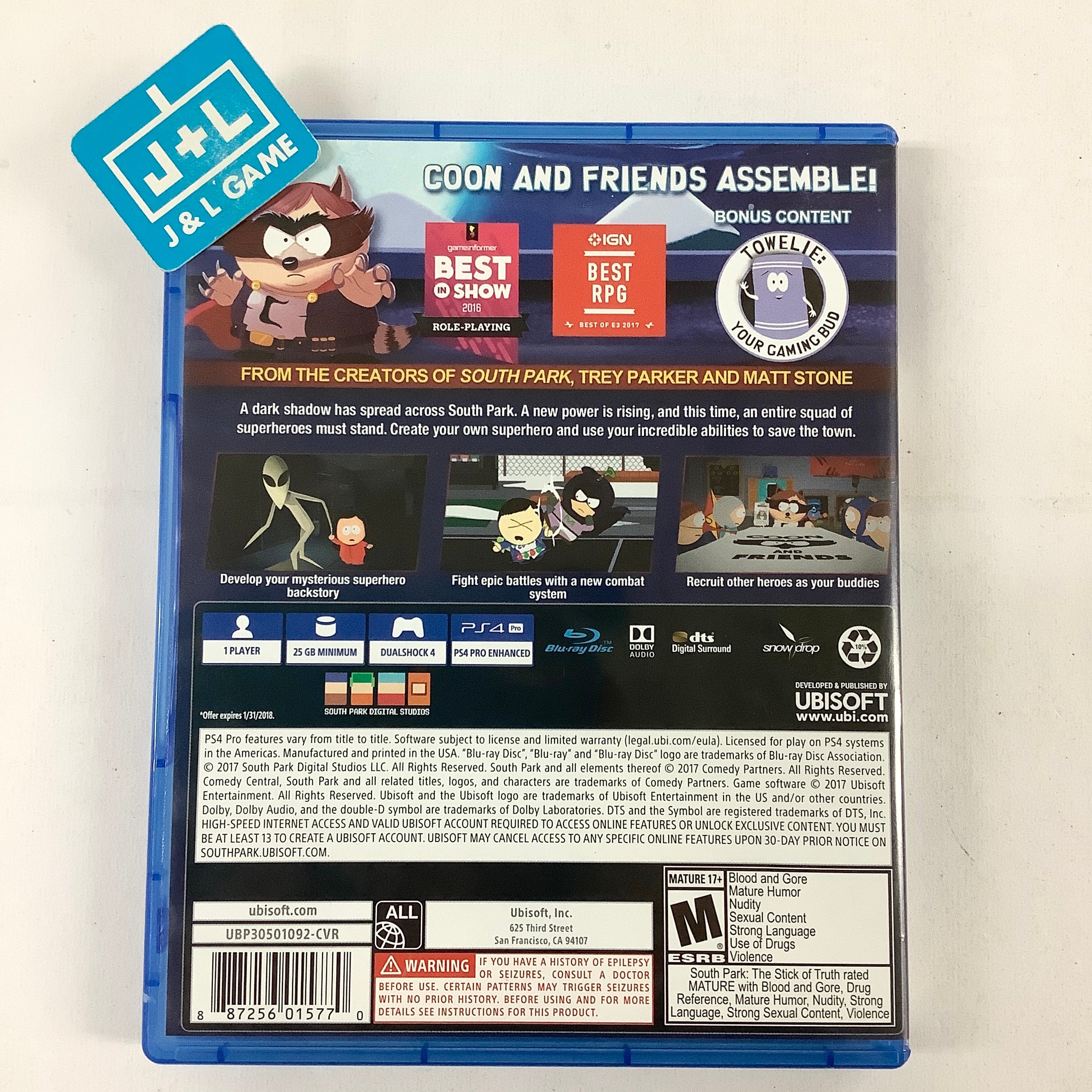 South Park: The Fractured But Whole - (PS4) PlayStation 4