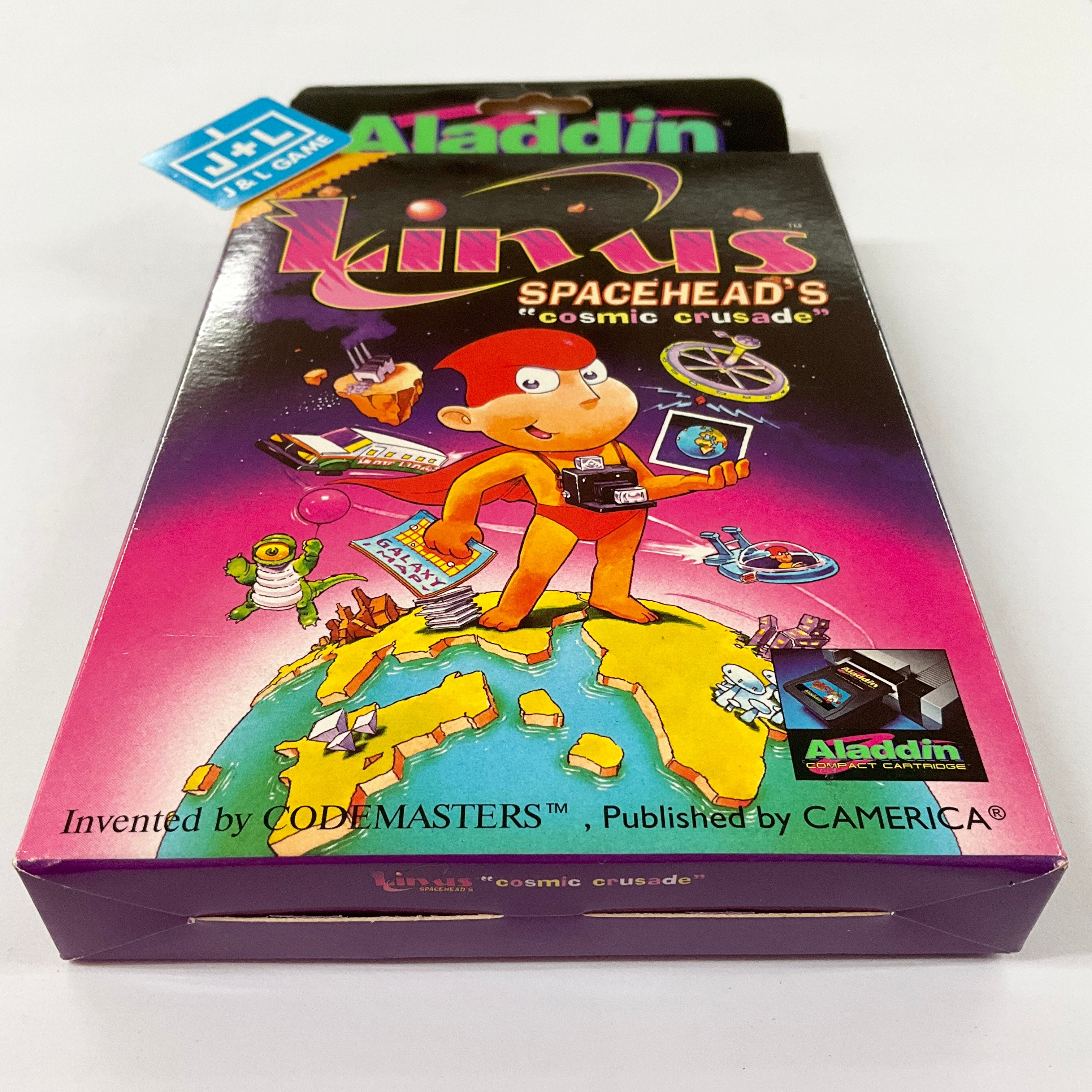 Linus Spacehead's Cosmic Crusade (Aladdin) - (NES) Nintendo Entertainment System Video Games Camerica   