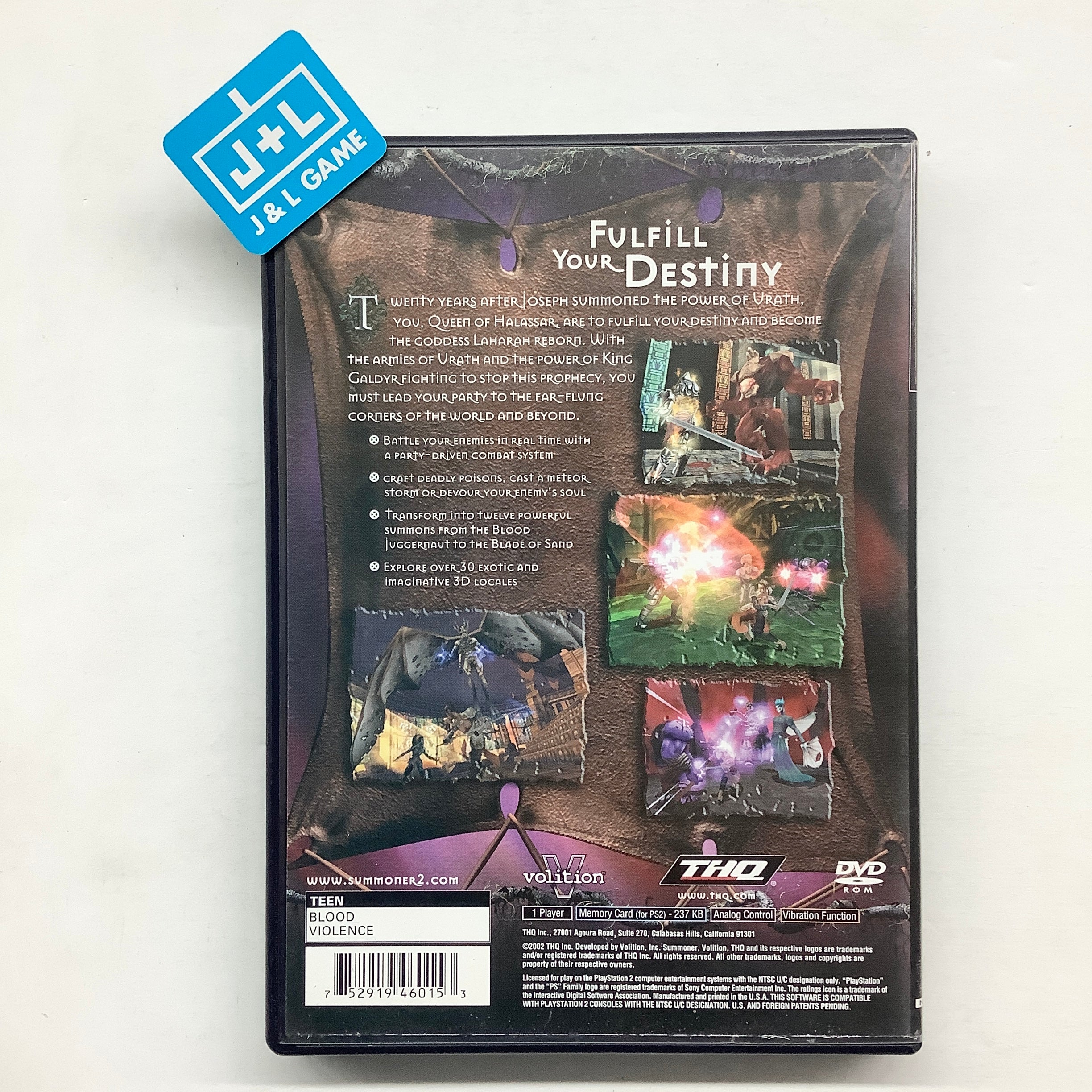 Summoner 2 - (PS2) PlayStation 2 [Pre-Owned] Video Games THQ   