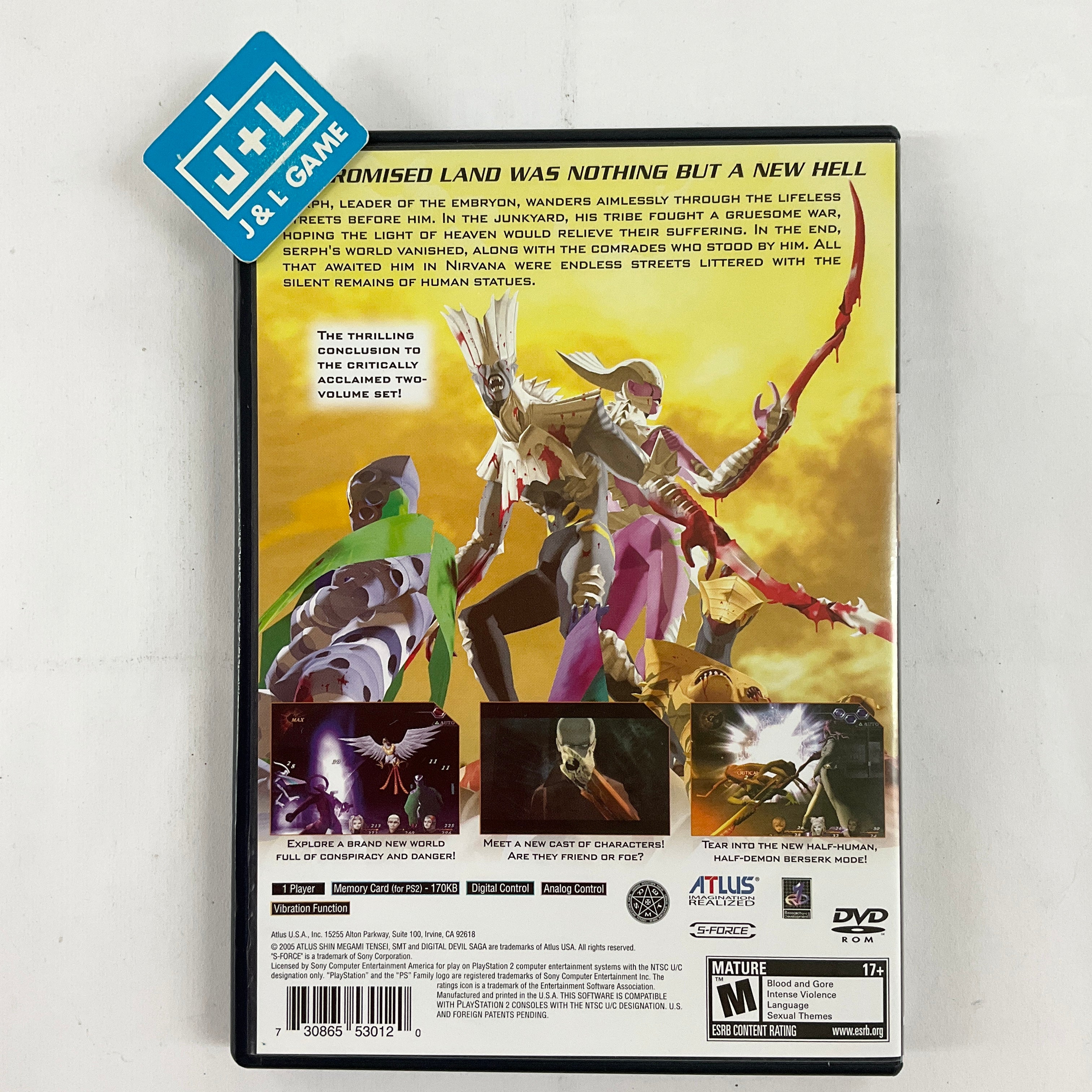 Shin Megami Tensei: Digital Devil Saga 2 - (PS2) PlayStation 2 [Pre-Owned] Video Games Atlus   