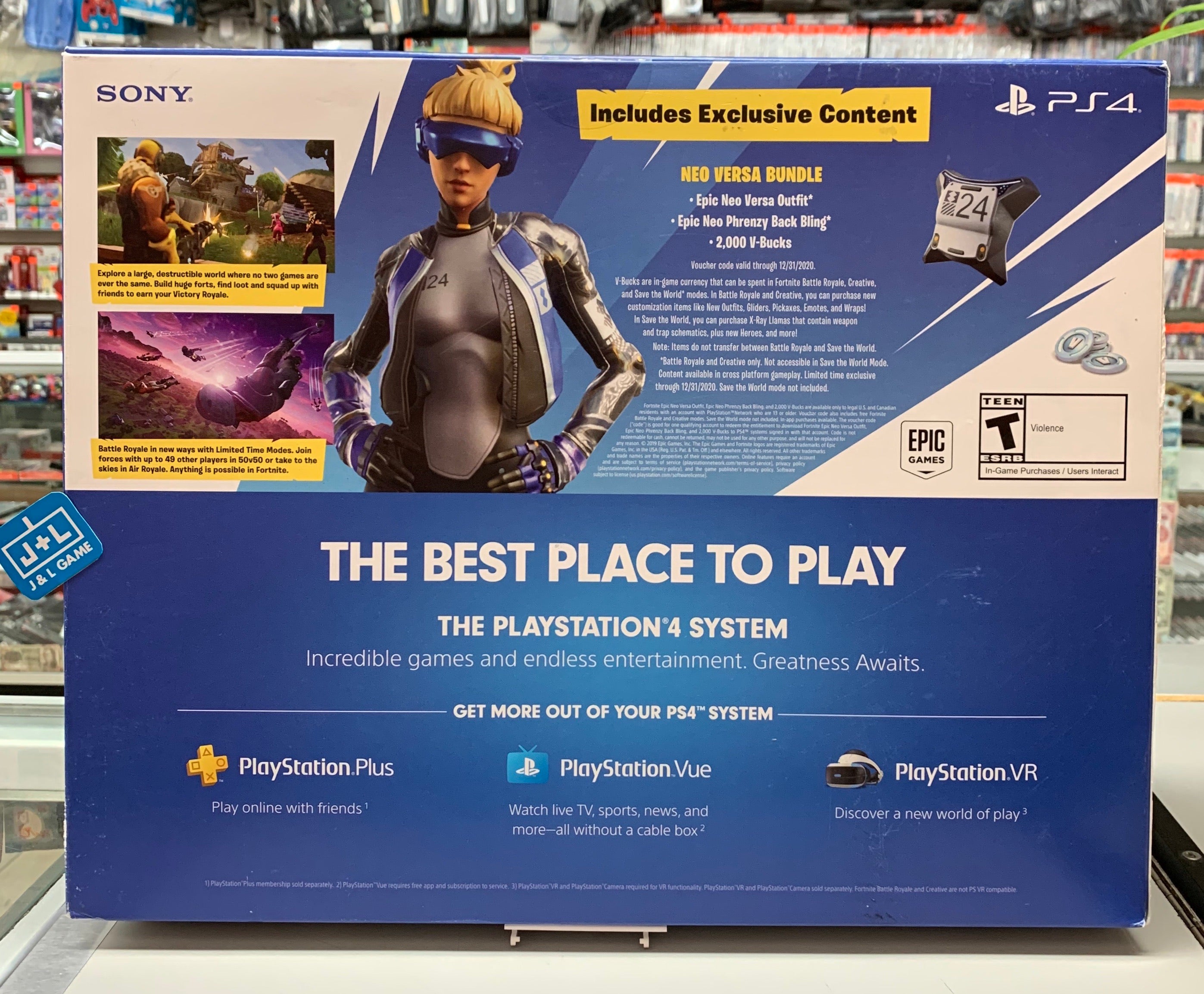 SONY PlayStation 4 Slim 1TB Console - Fortnite Bundle - (PS4) PlayStation 4 Consoles Sony   