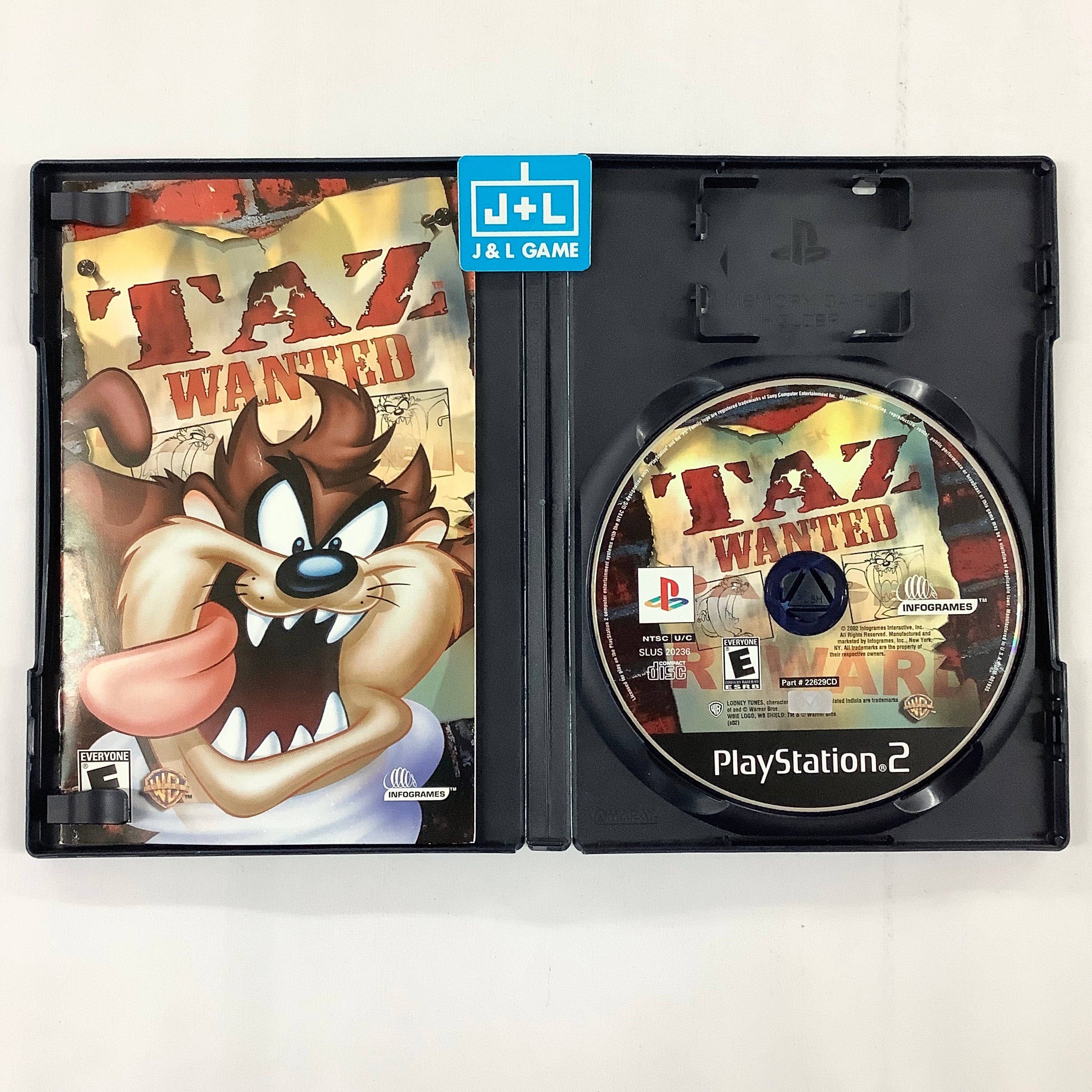 Taz Wanted - (PS2) PlayStation 2 [Pre-Owned[ Video Games Infogrames   