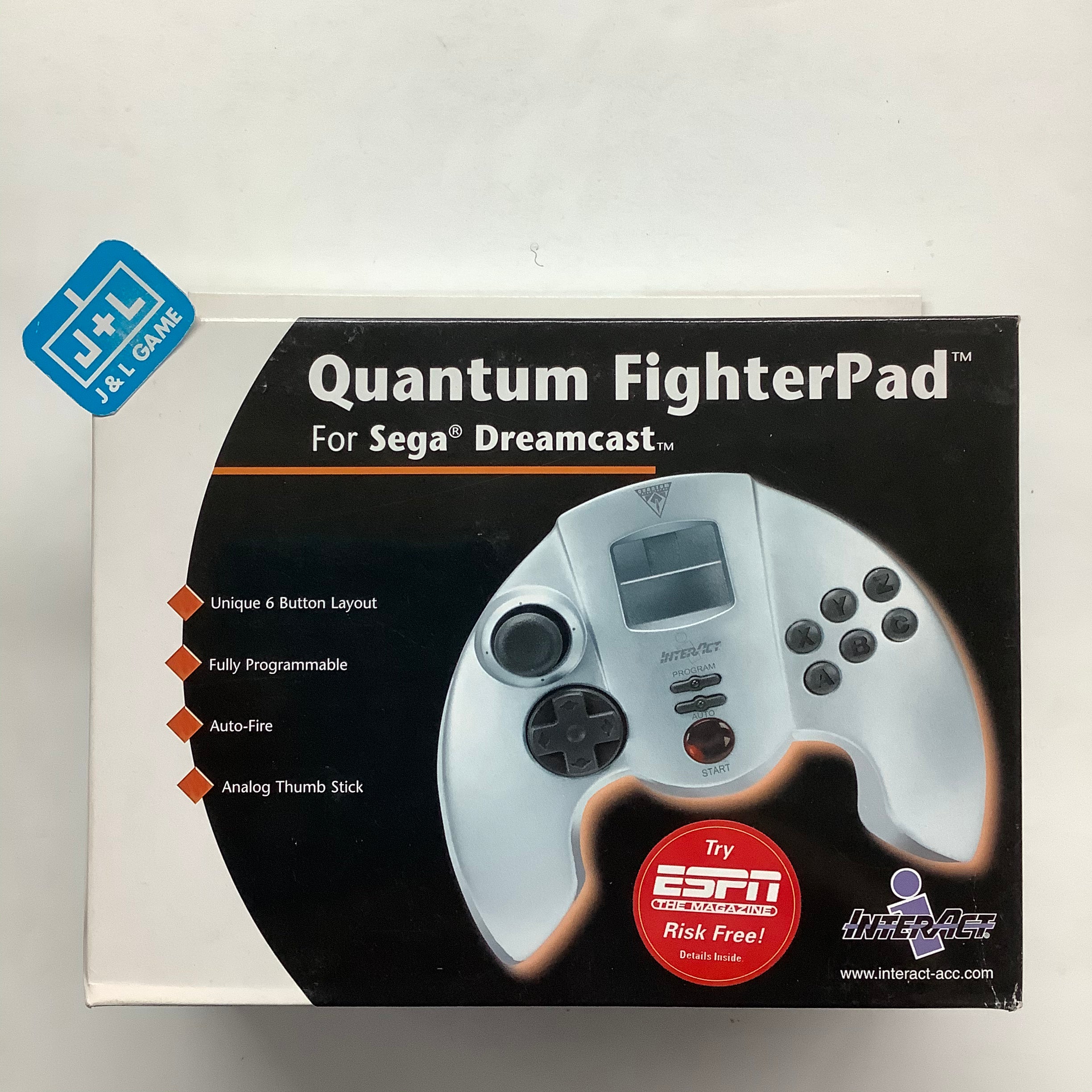 Quantum Fighterpad Controller - Sega Dreamcast Accessories InterAct   