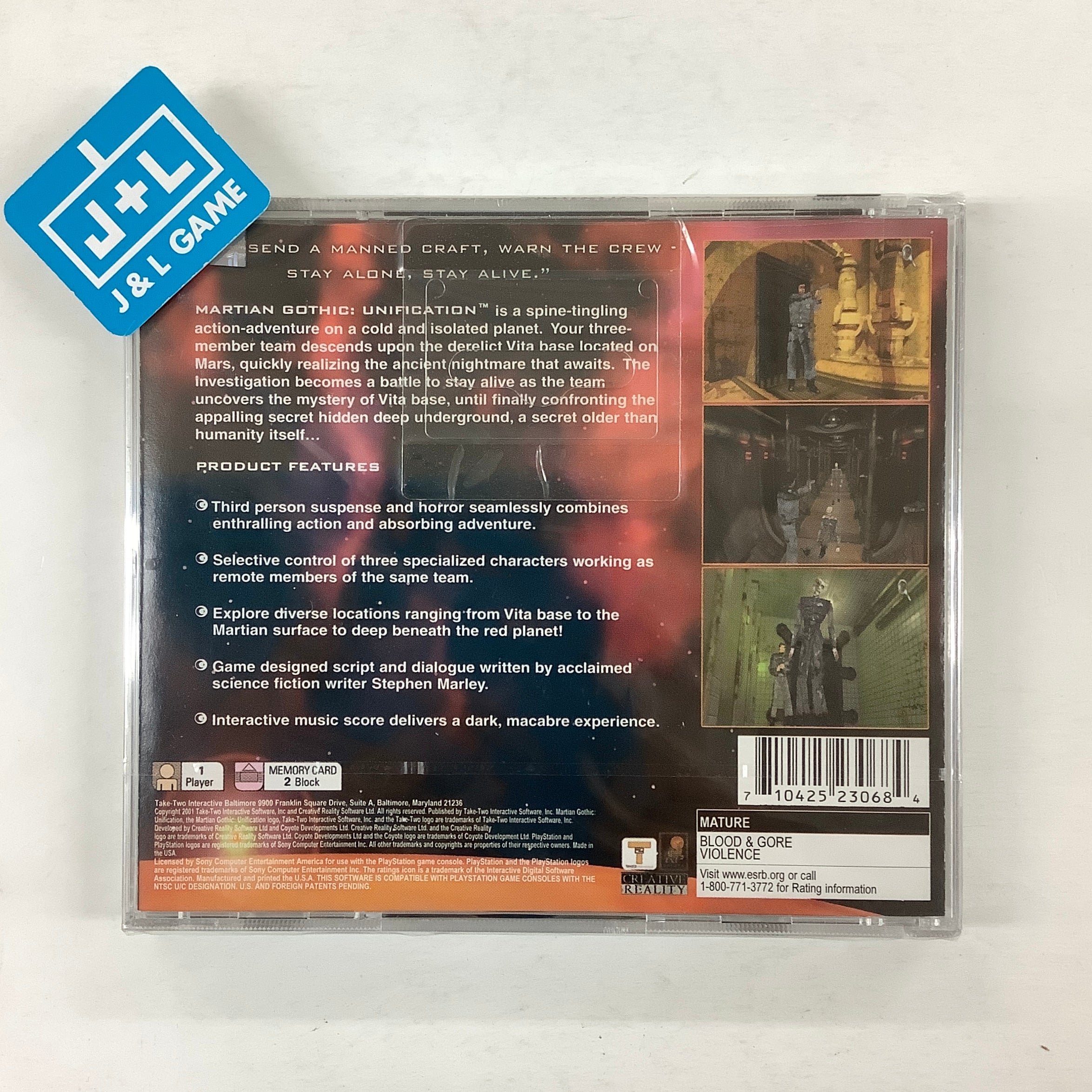 Martian Gothic: Unification - (PS1) PlayStation 1 Video Games Take-Two Interactive   