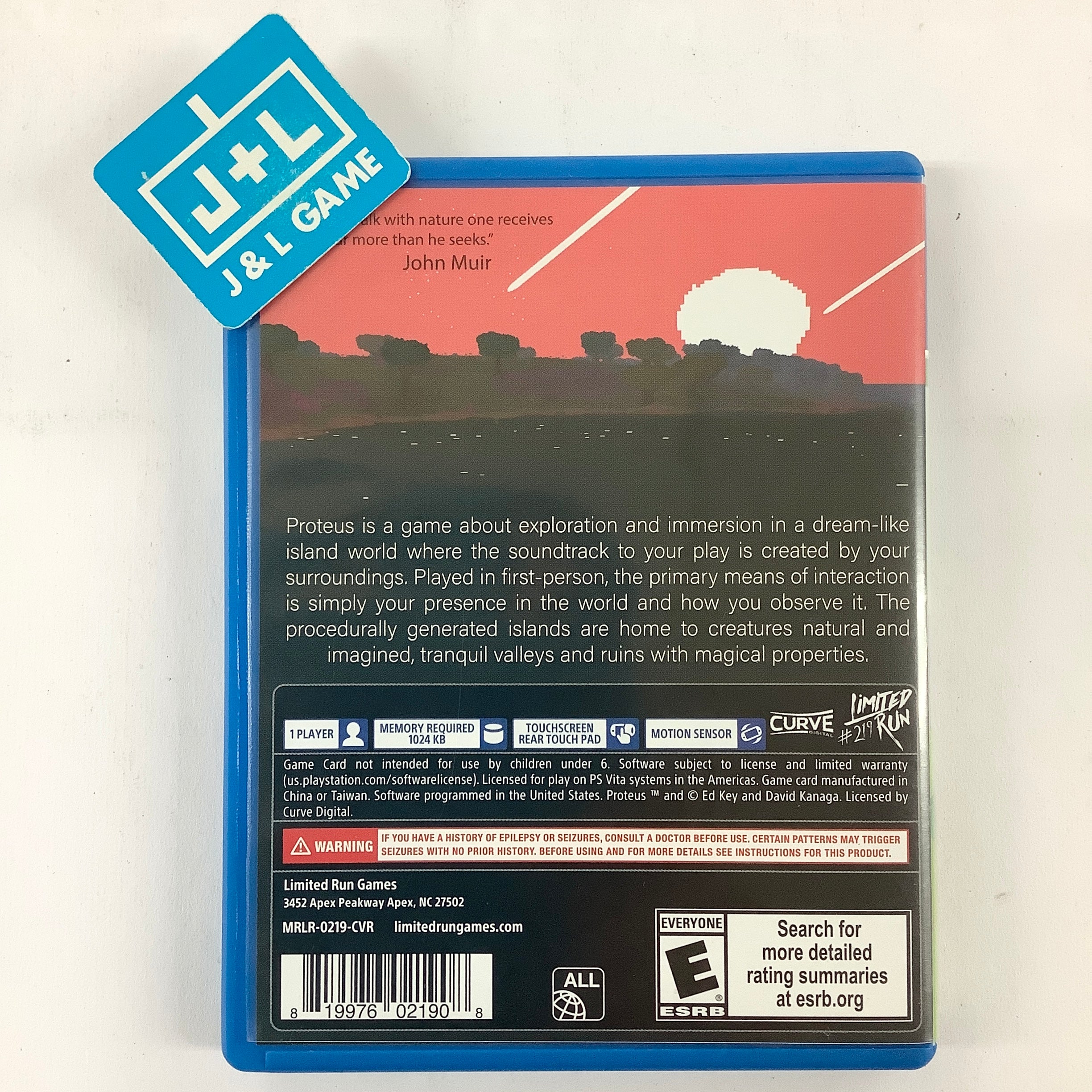 Proteus (Limited Run #219) - (PSV) PlayStation Vita [Pre-Owned] Video Games Limited Run Games   