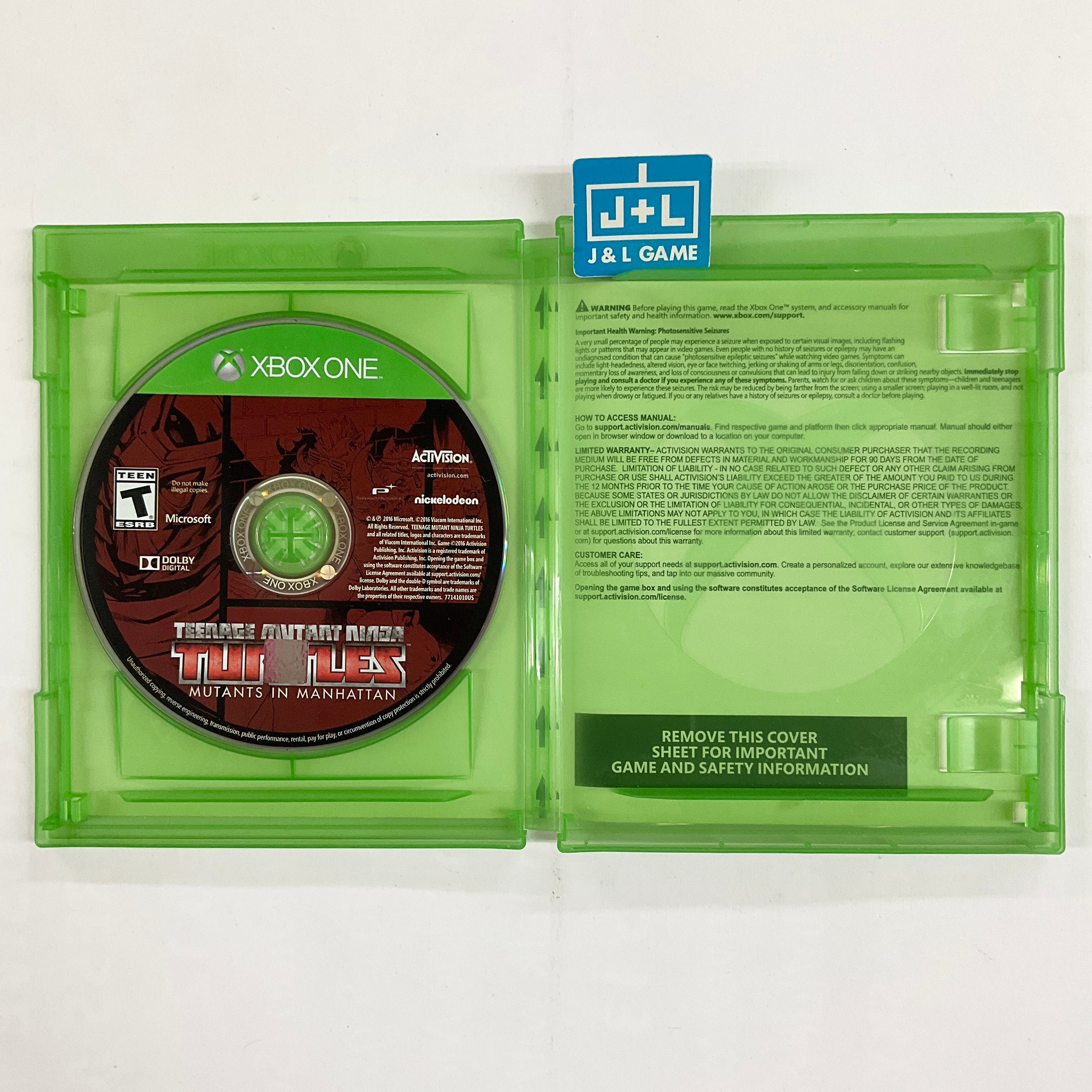 Teenage Mutant Ninja Turtles: Mutants in Manhattan - (XB1) Xbox One [Pre-Owned] Video Games Activision   