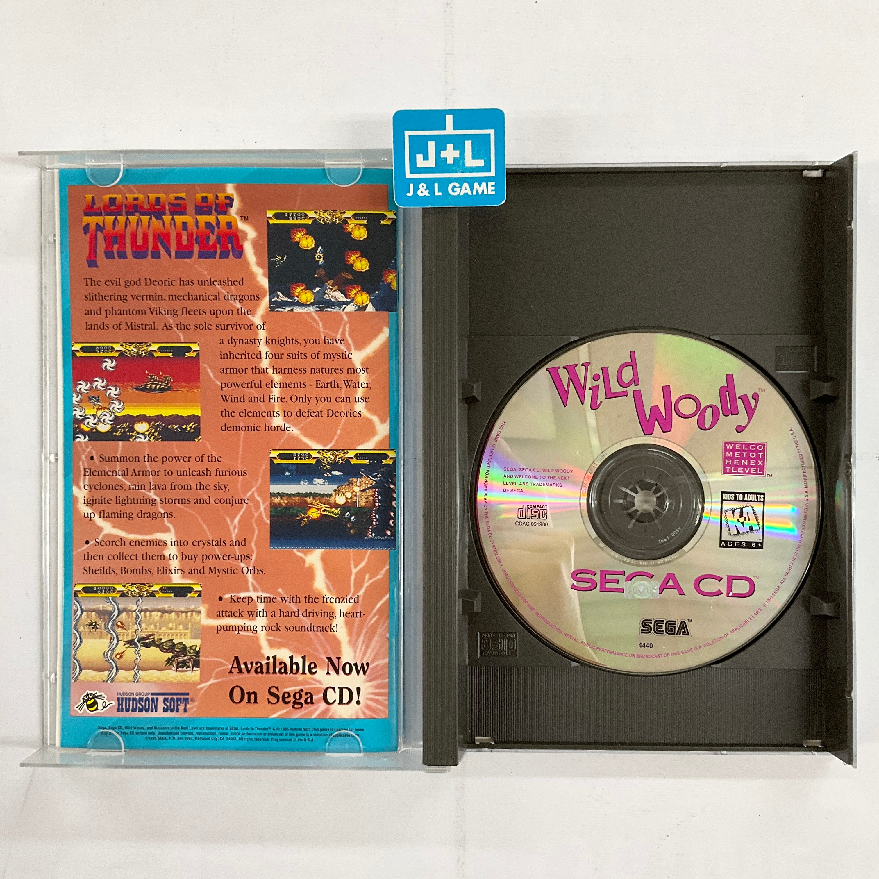 Wild Woody - SEGA CD [Pre-Owned] Video Games Sega   