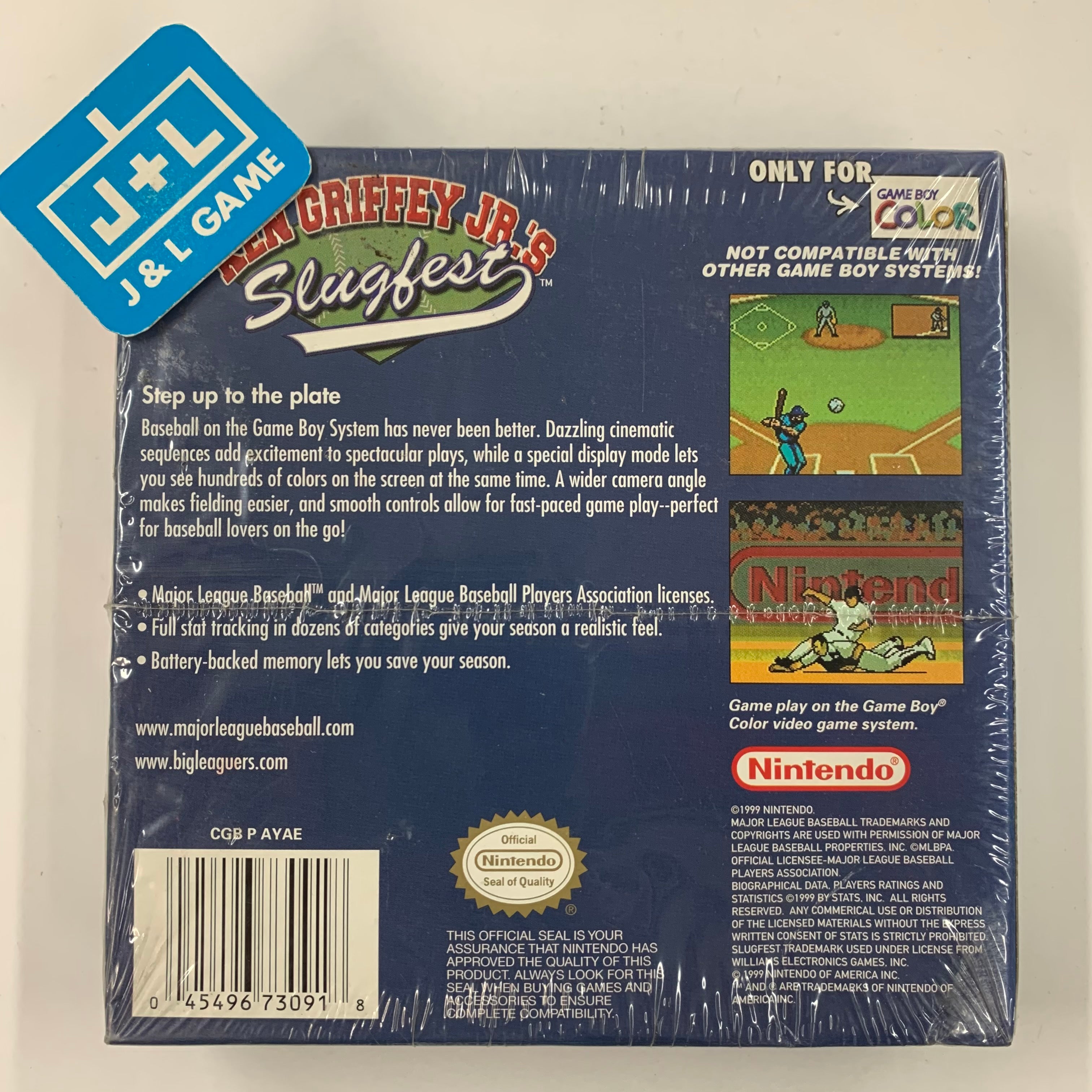 Ken Griffey Jr.'s Slugfest - (GBC) Game Boy Color Video Games Nintendo   