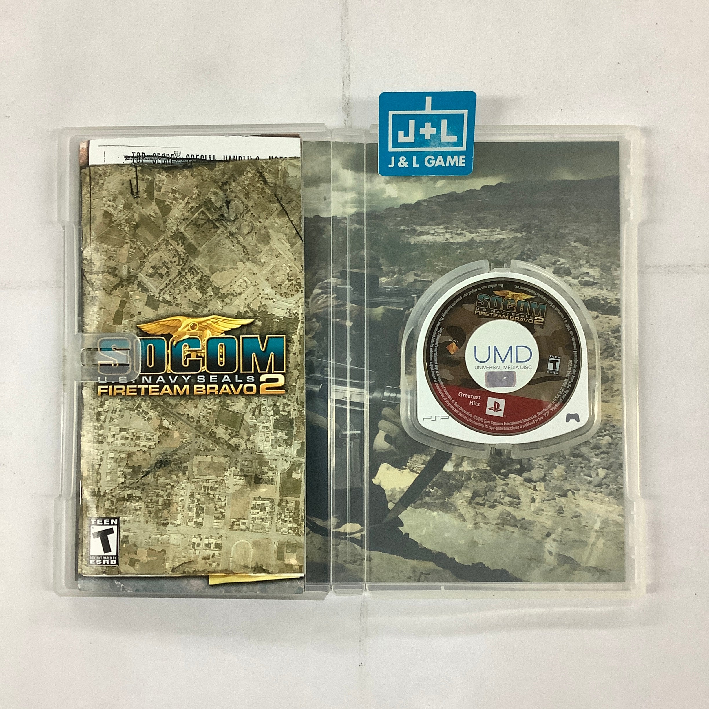 SOCOM: U.S. Navy SEALs Fireteam Bravo 2 (Greatest Hits) - Sony PSP [Pr