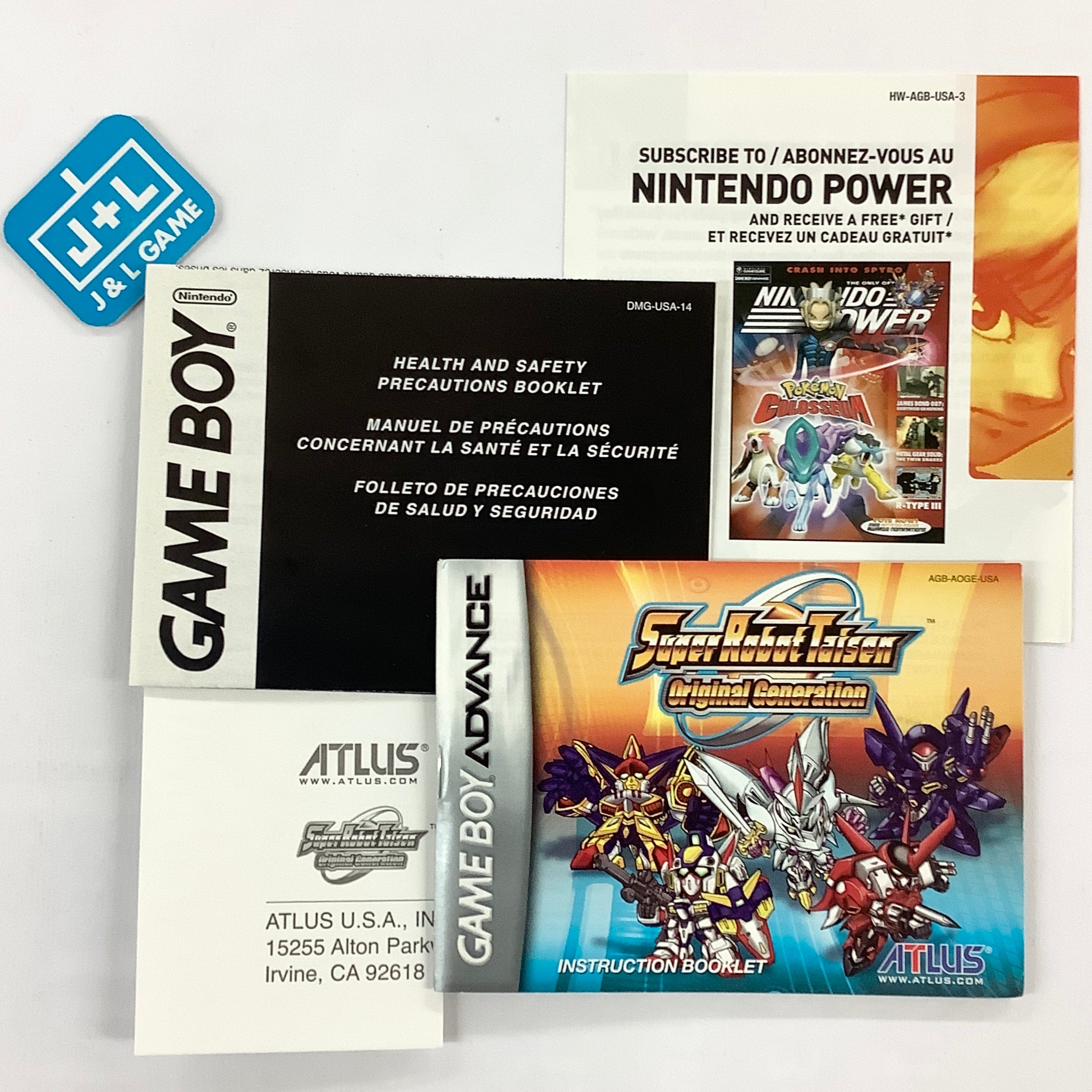 Super Robot Taisen: Original Generation - (GBA) Game Boy Advance [Pre-Owned] Video Games Atlus   