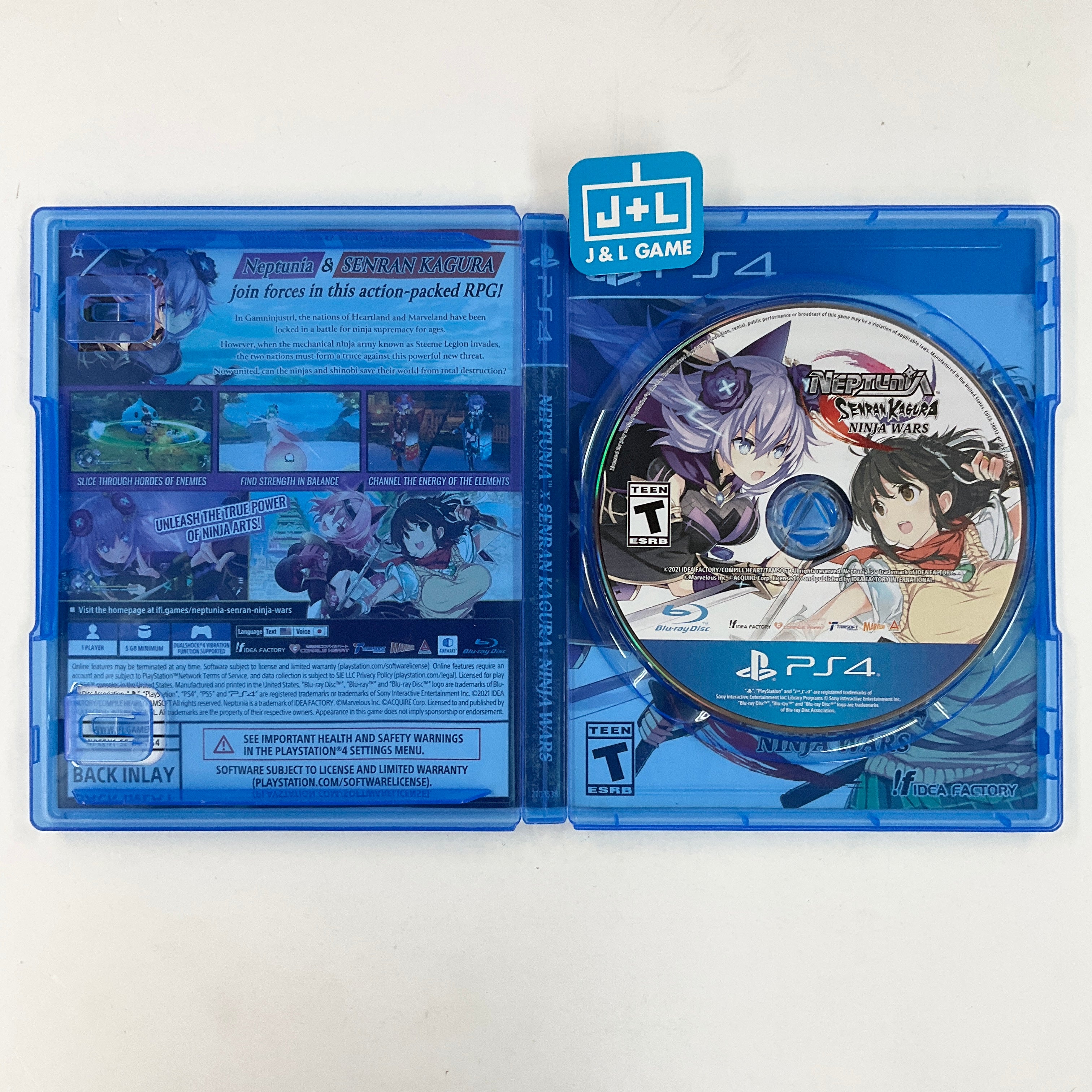 Neptunia X Senran Kagura: Ninja Wars - (PS4) PlayStation 4 [UNBOXING] Video Games Idea Factory International   