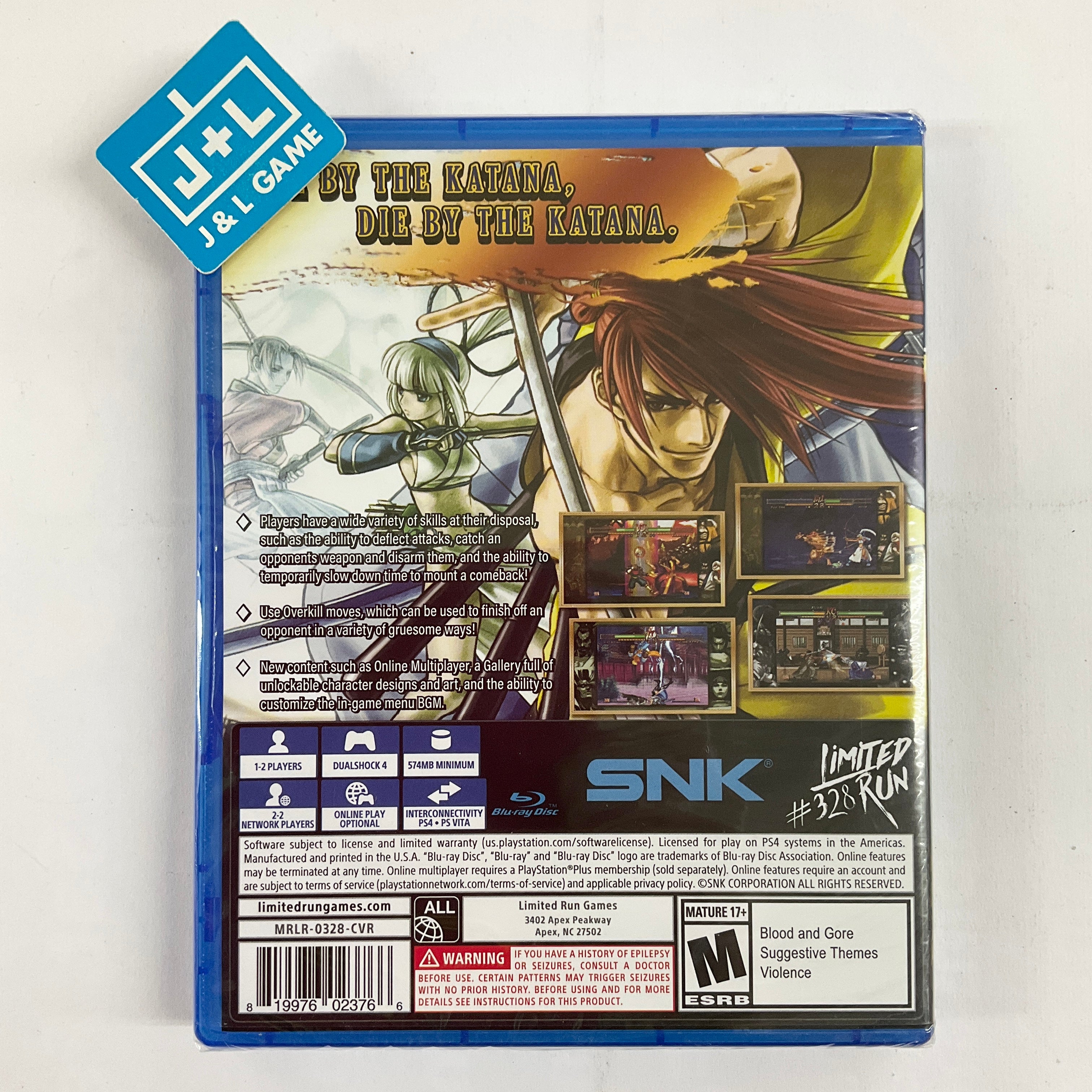 SAMURAI SHODOWN V SPECIAL - PS4 - PS5 - Neuf sous blister SAMURAI SHODOWN V SPECIAL - PS4 - PS5 - Neuf sous blister