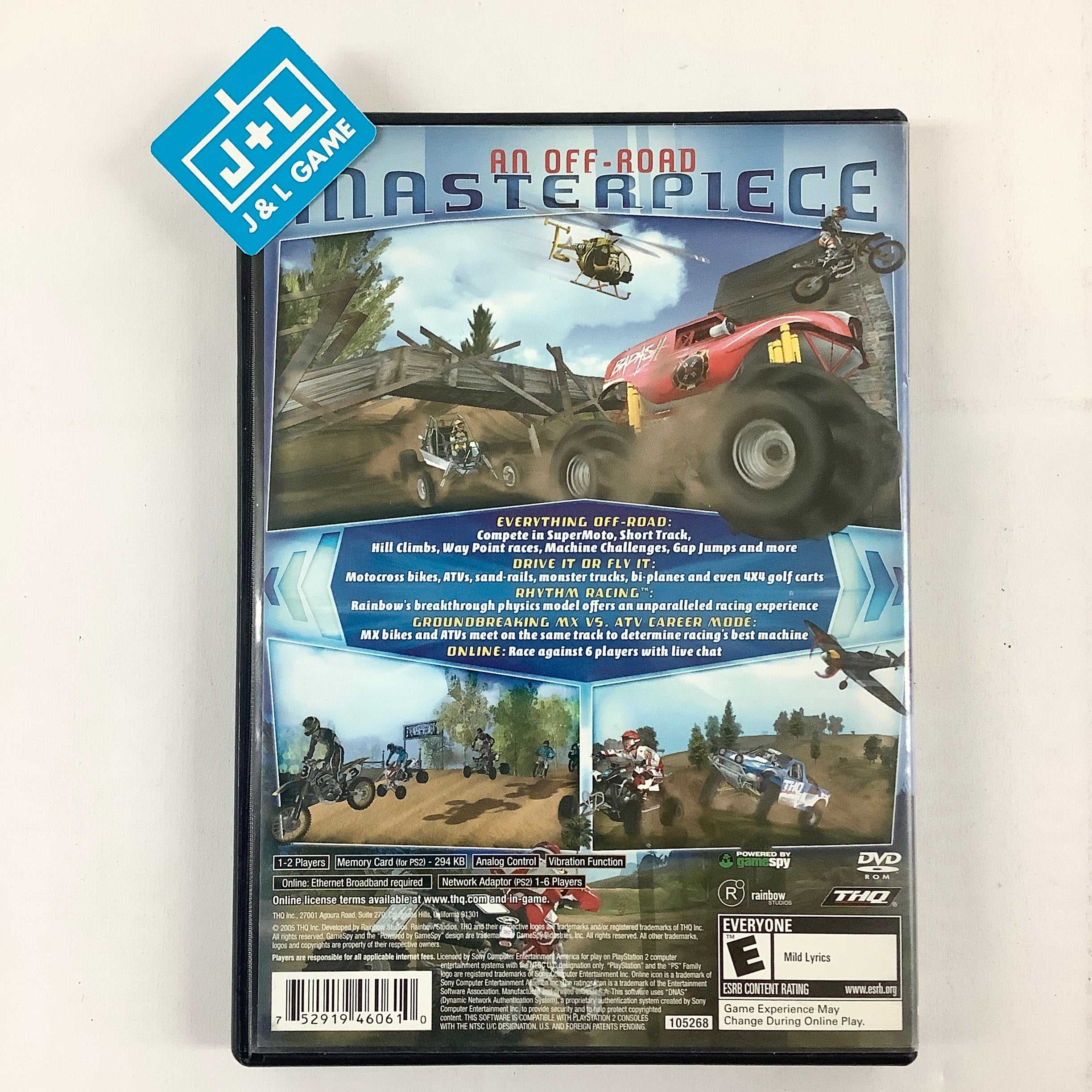 MX vs. ATV Unleashed - (PS2) PlayStation 2 [Pre-Owned] Video Games THQ   
