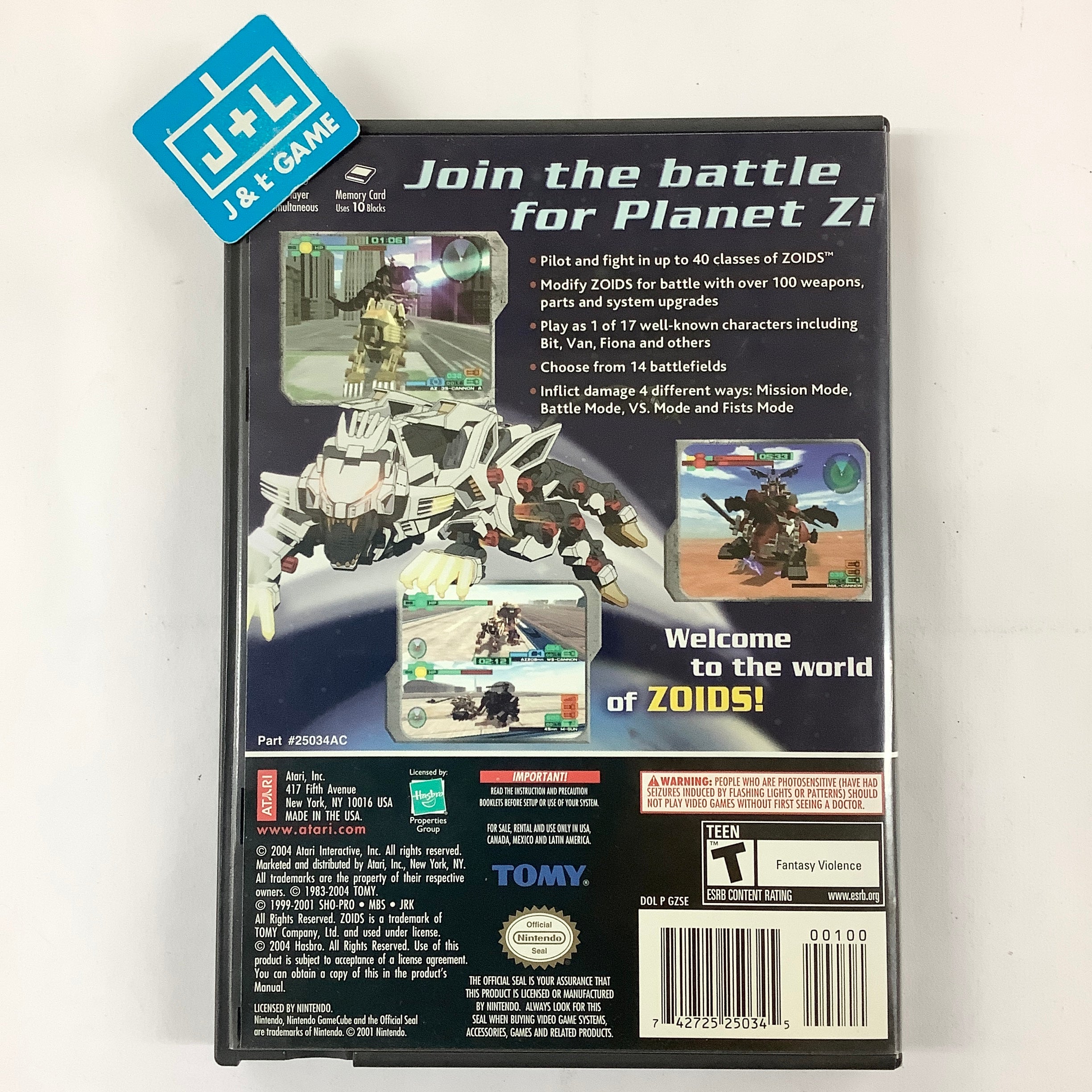 Zoids: Battle Legends - (GC) GameCube [Pre-Owned] Video Games Atari SA   