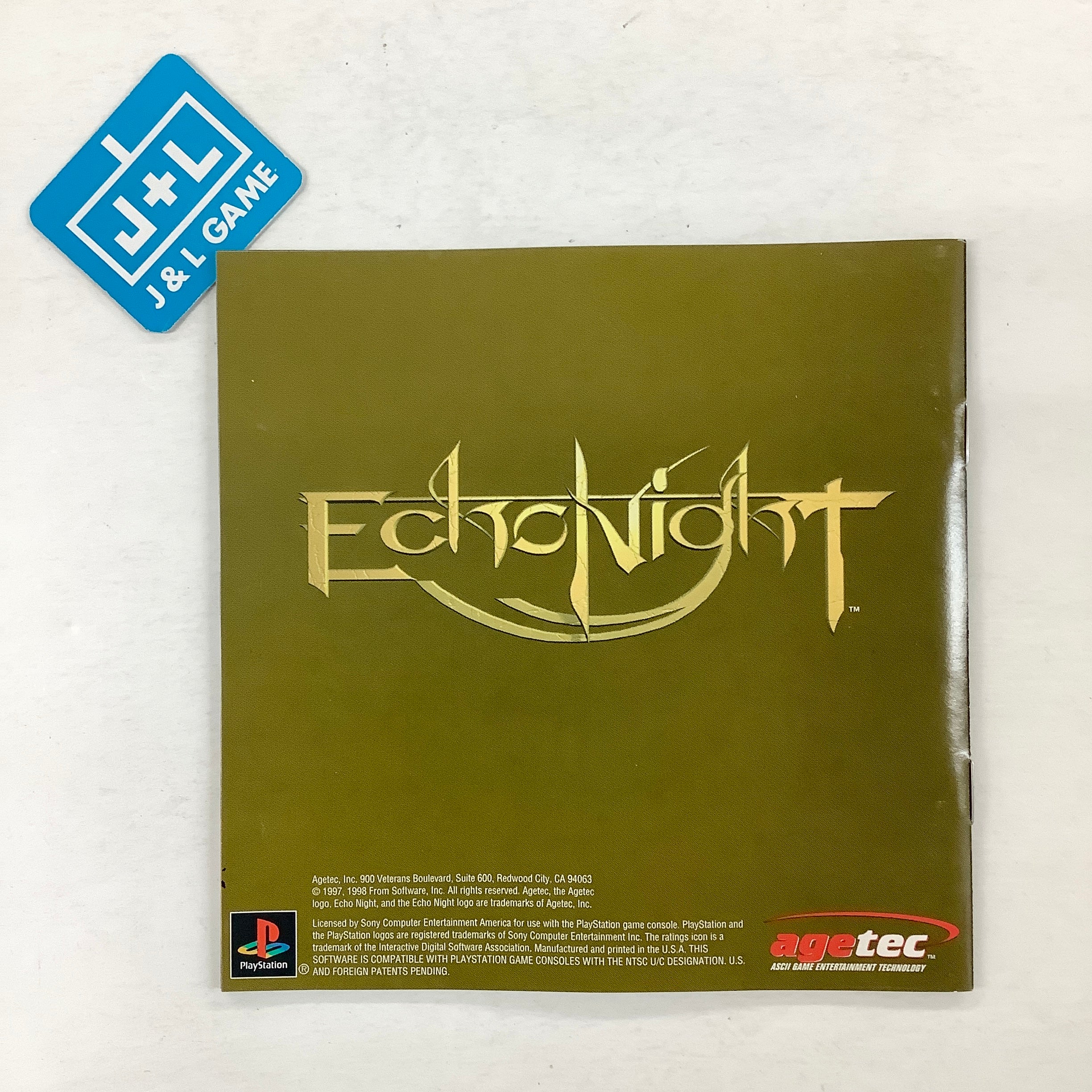 Echo Night - (PS1) PlayStation 1 [Pre-Owned] Video Games Agetec   