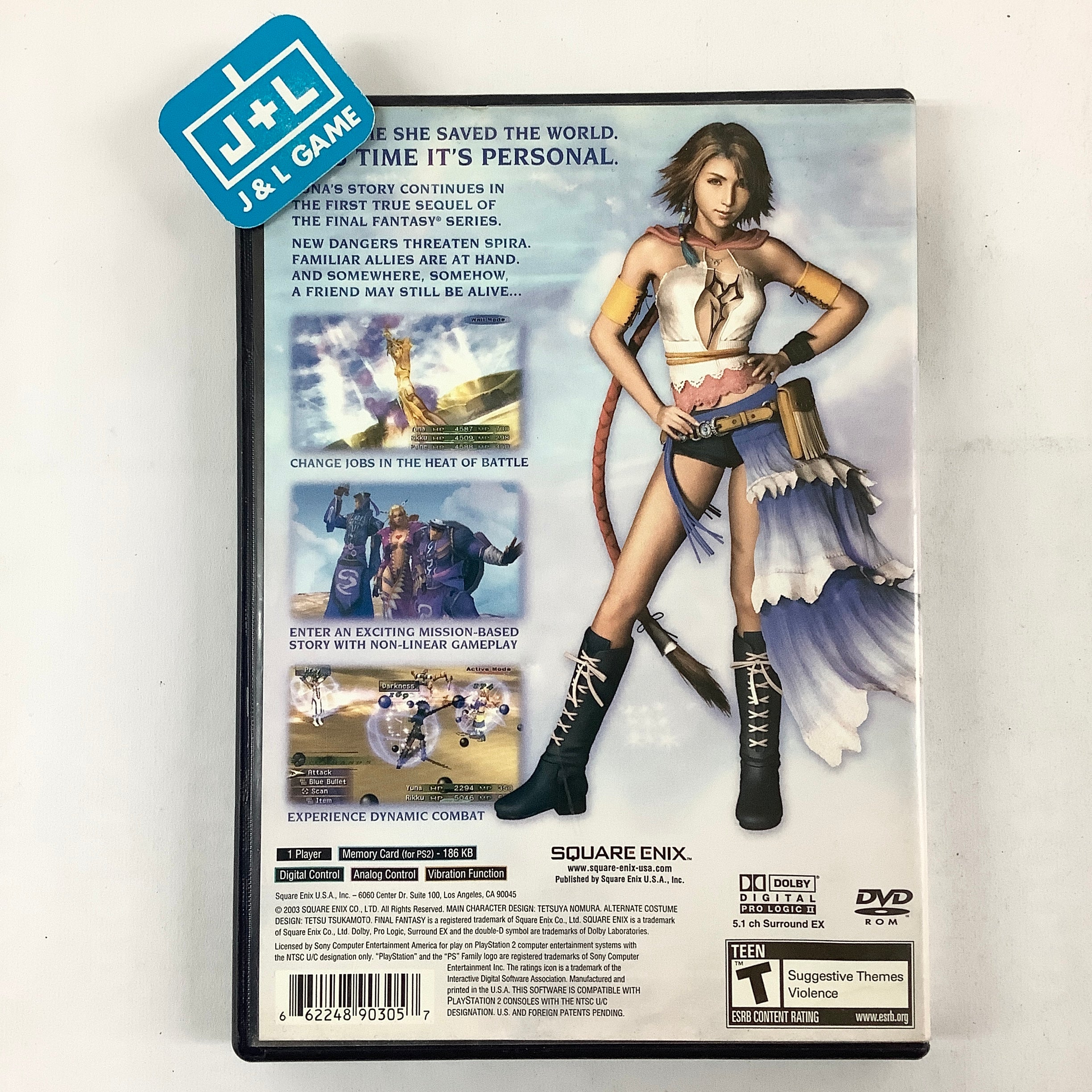 Final Fantasy X-2 - (PS2) PlayStation 2 [Pre-Owned] Video Games Square Enix   