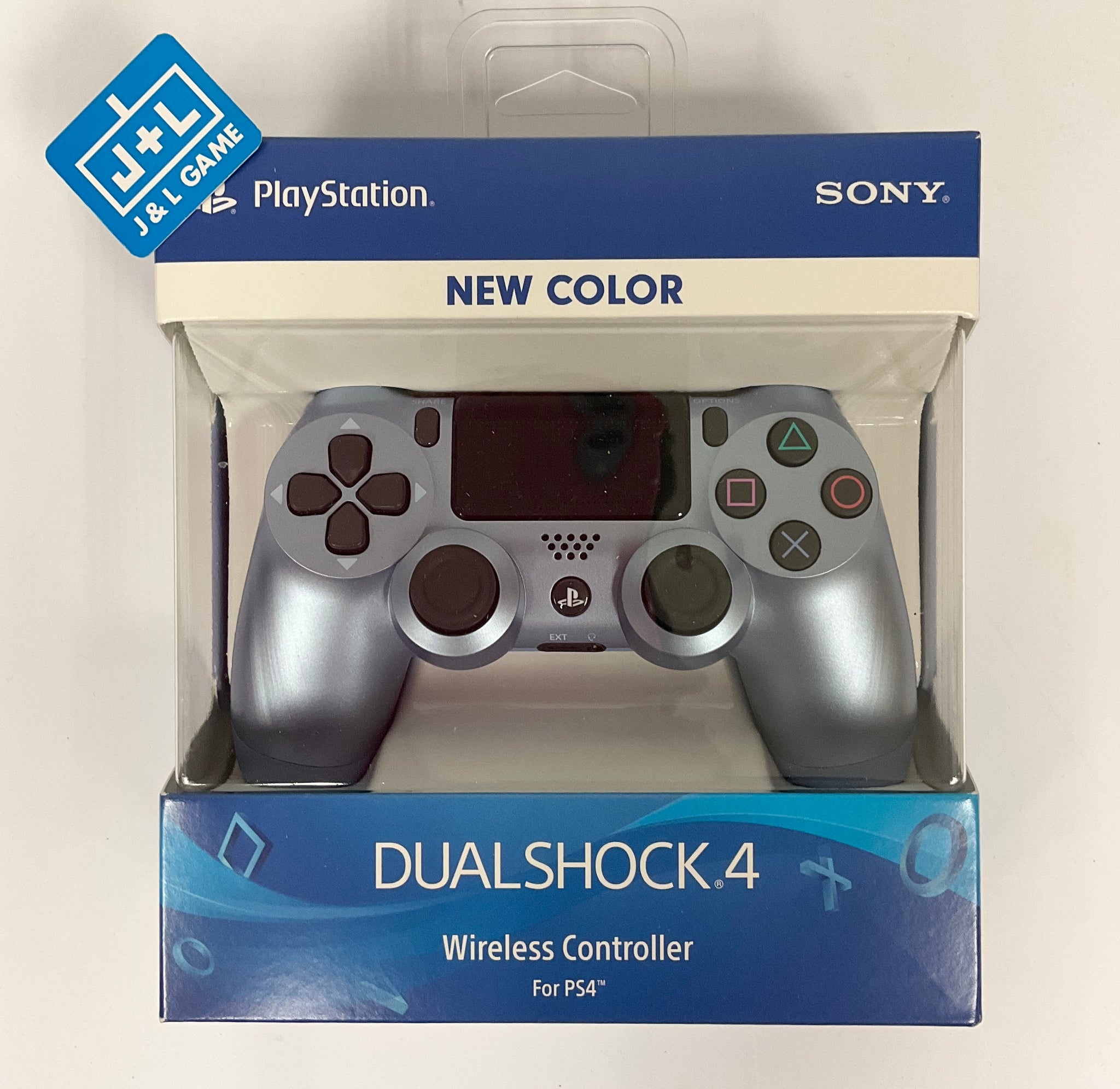 udstrømning værdighed episode Sony DualShock 4 Wireless Controller (Titanium Blue) - (PS4) PlayStati –  J&L Video Games New York City
