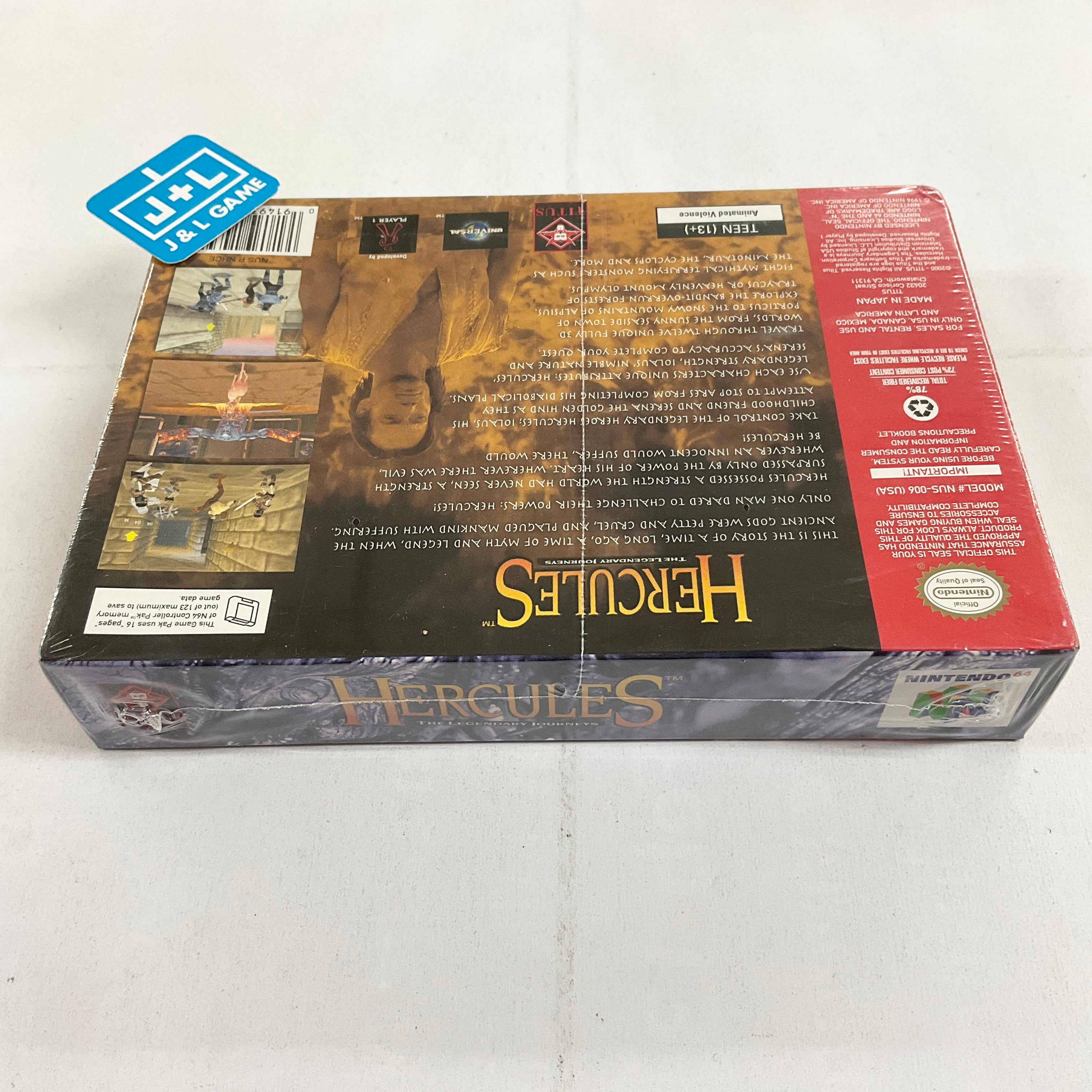 Hercules: The Legendary Journeys - (N64) Nintendo 64 | J&L Game