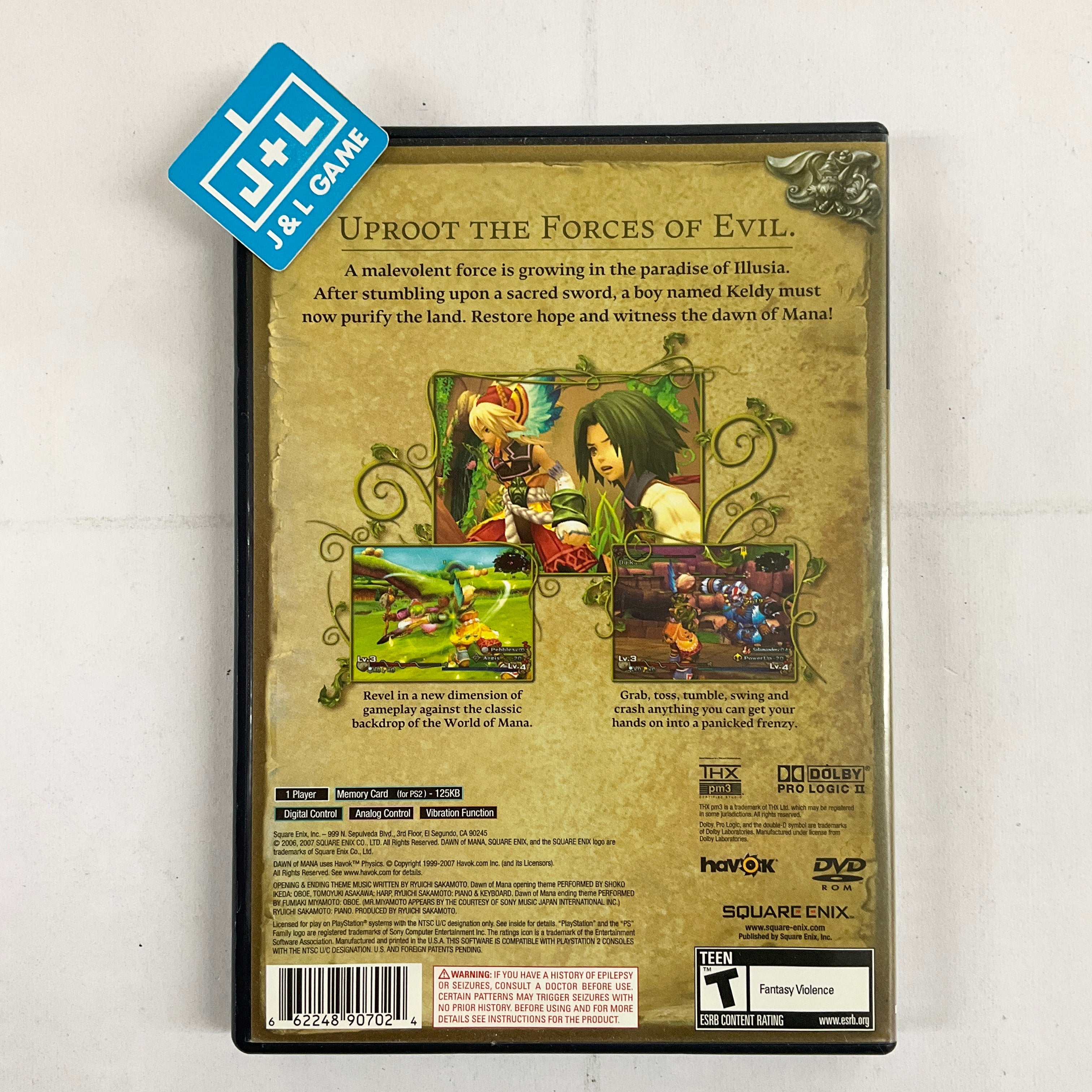 Dawn of Mana - (PS2) PlayStation 2 [Pre-Owned] Video Games Square Enix   