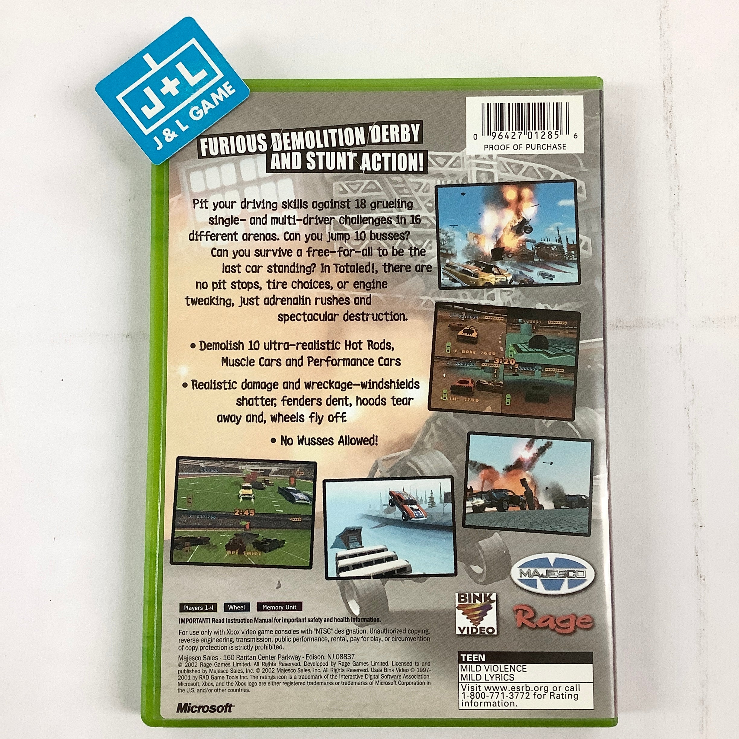 Totaled! - (XB) Xbox [Pre-Owned] Video Games Majesco   