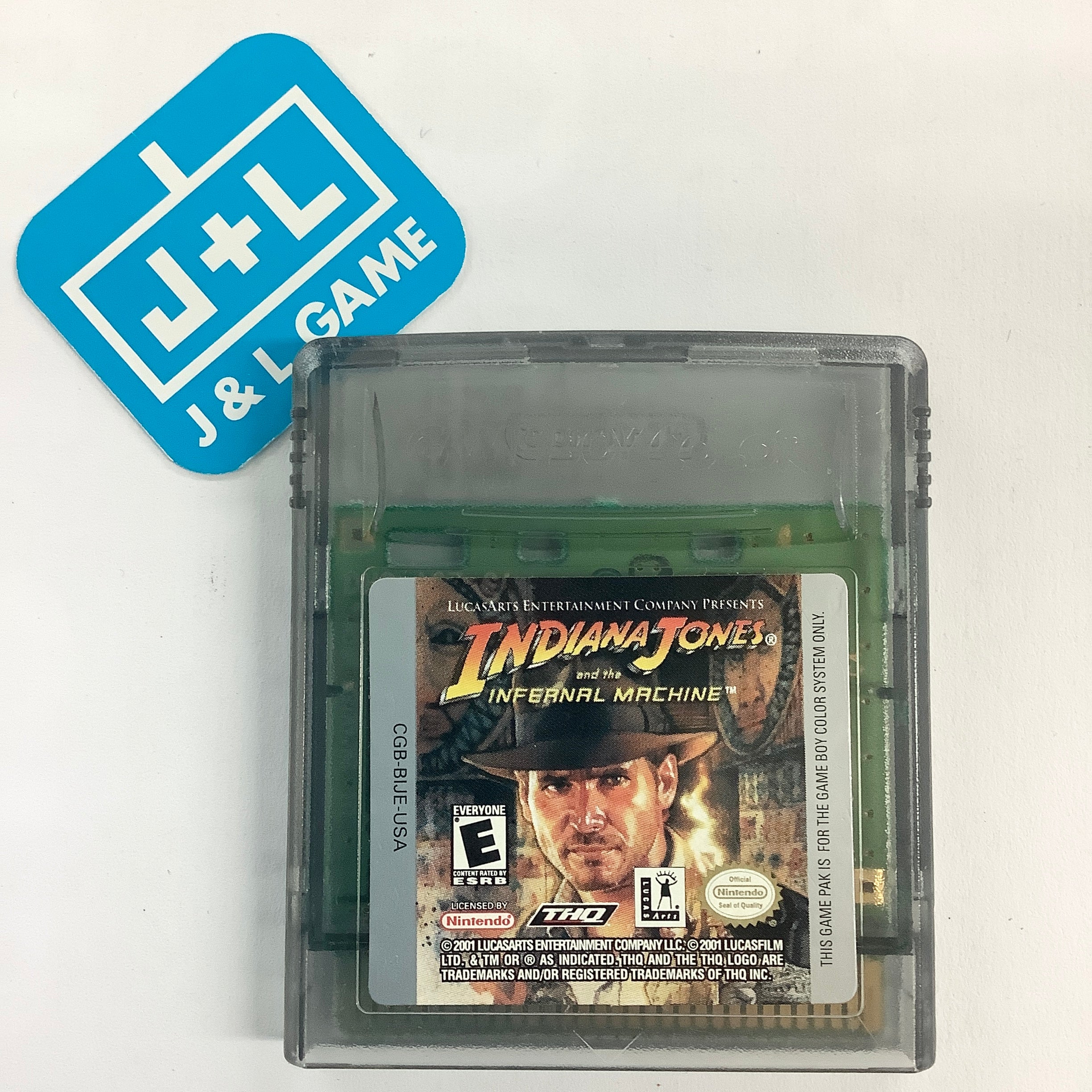 Indiana Jones and the Infernal Machine - (GBC) Game Boy Color [Pre-Owned] Video Games THQ   