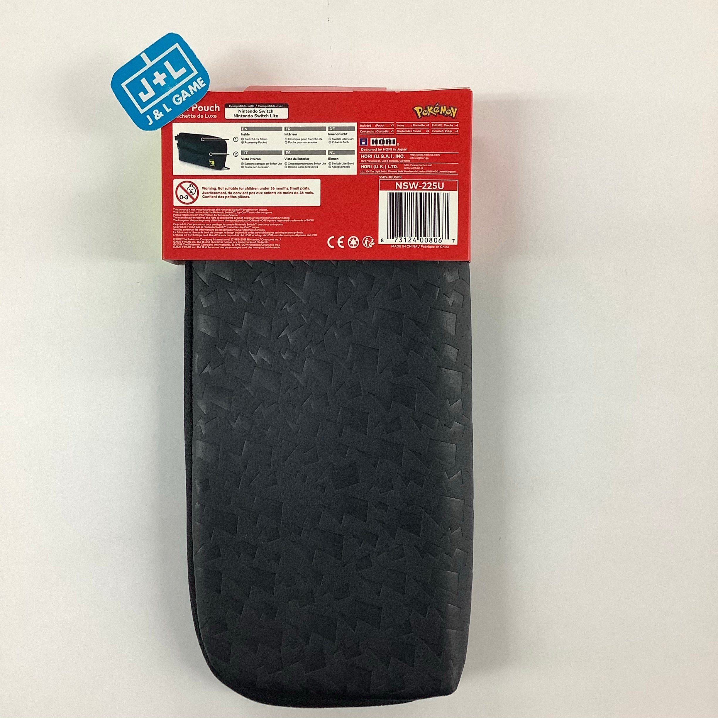 HORI Nintendo Switch Lite Lux Pouch (Pikachu) - (NSW) Nintendo Switch Accessories HORI   