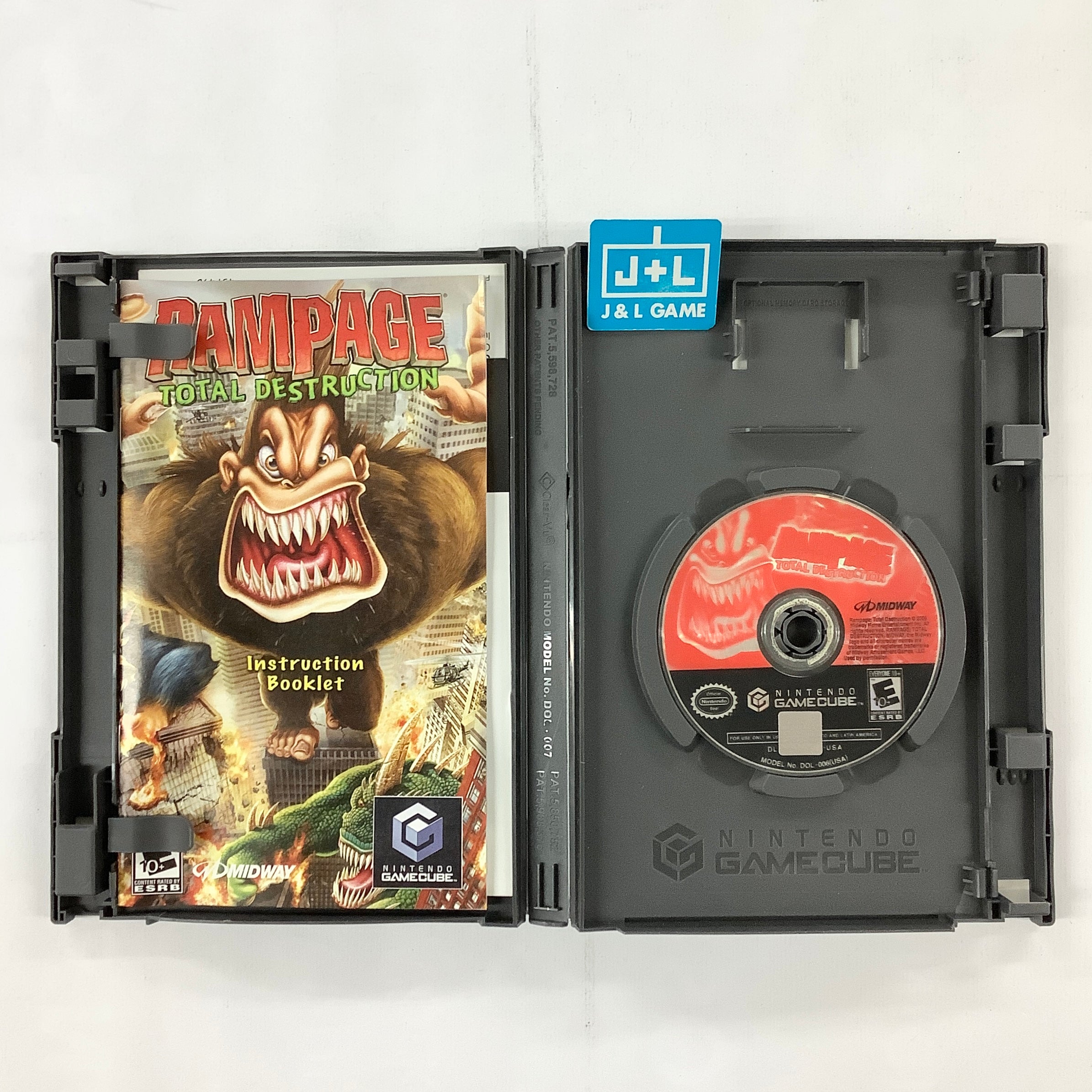 Rampage: Total Destruction - (GC) GameCube [Pre-Owned] Video Games Midway   