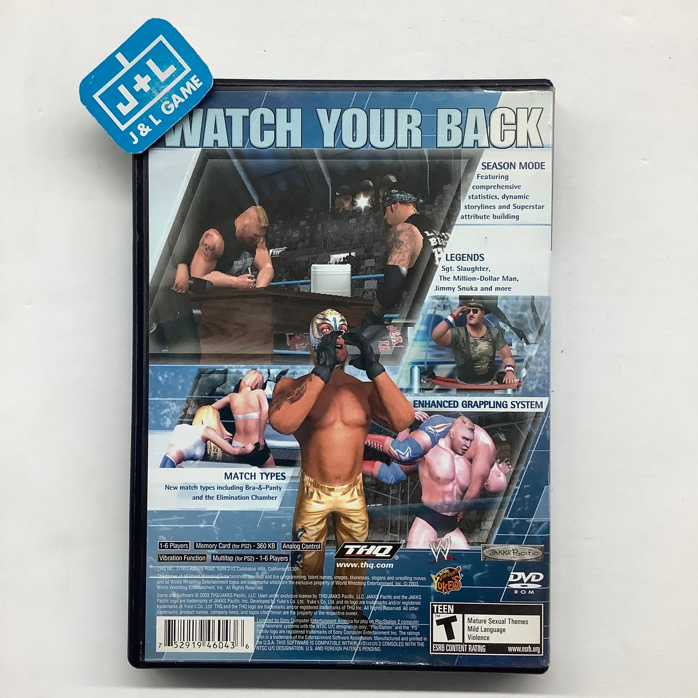 WWE SmackDown! Here Comes the Pain - (PS2) PlayStation 2 [Pre-Owned] Video Games THQ   