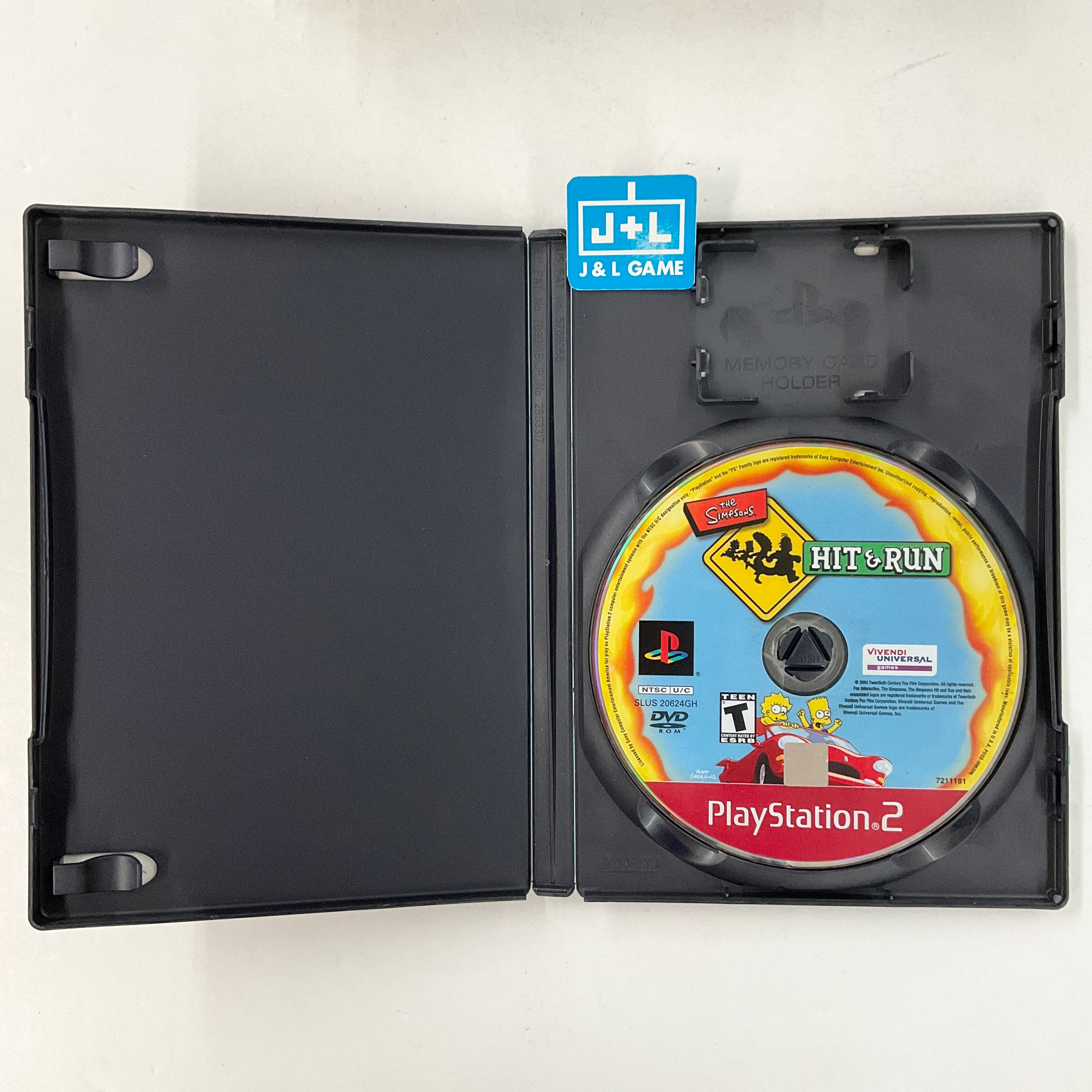 The Simpsons: Hit & Run (Greatest Hits) - (PS2) PlayStation 2 [Pre-Owned] Video Games VU Games   