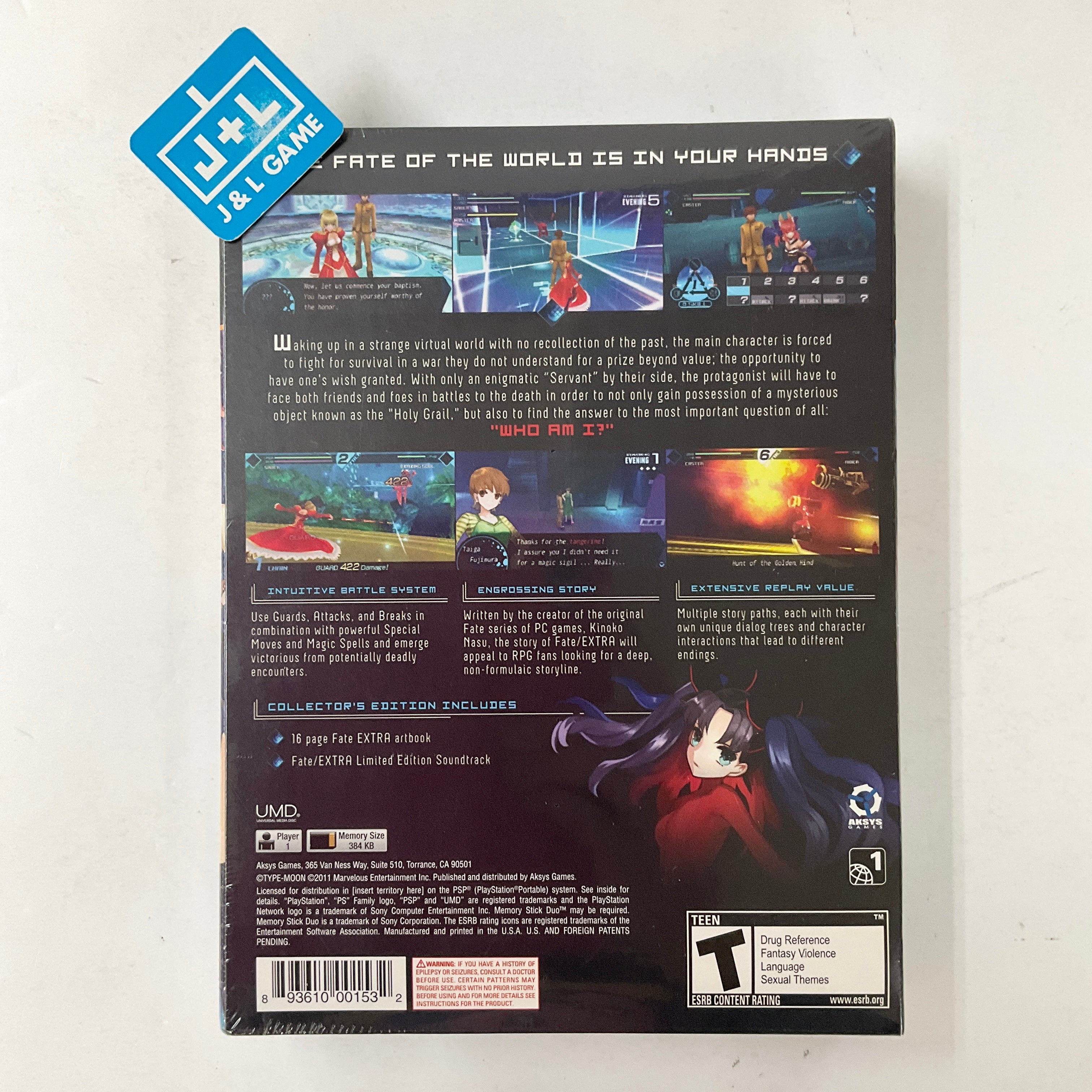Fate/Extra (Limited Edition) - Sony PSP Video Games Aksys   