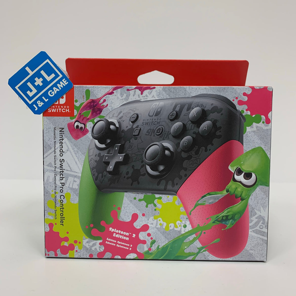 Splatton 2 Controller Nintendo Switch Pro Controller (Splatoon 2 Edition) - (NSW) Nintendo S ...