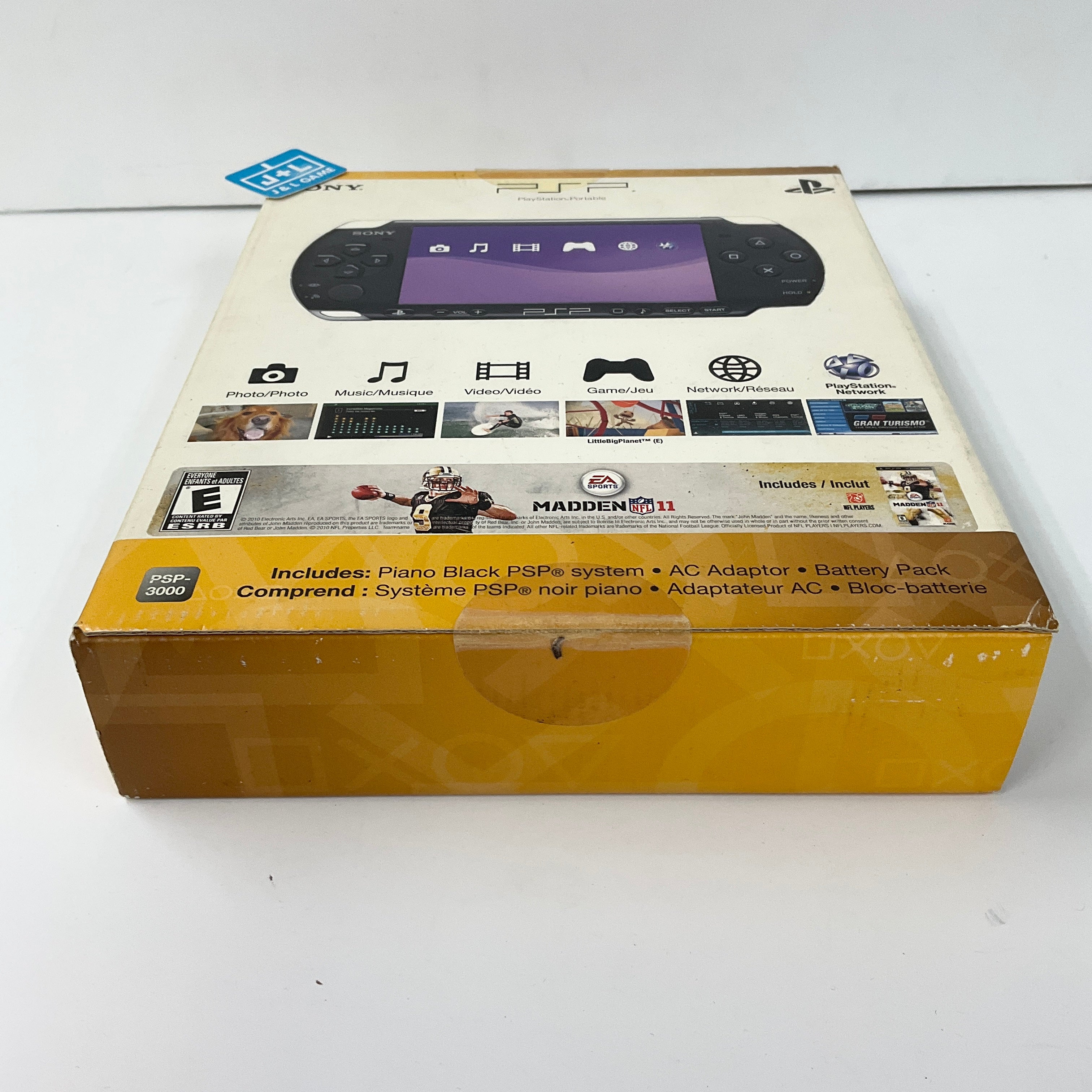Sony PlayStation Portable 3000 Console (Madden NFL 11 Entertainment Pack - Piano Black) - (PSP) Sony PSP Video Games Sony   