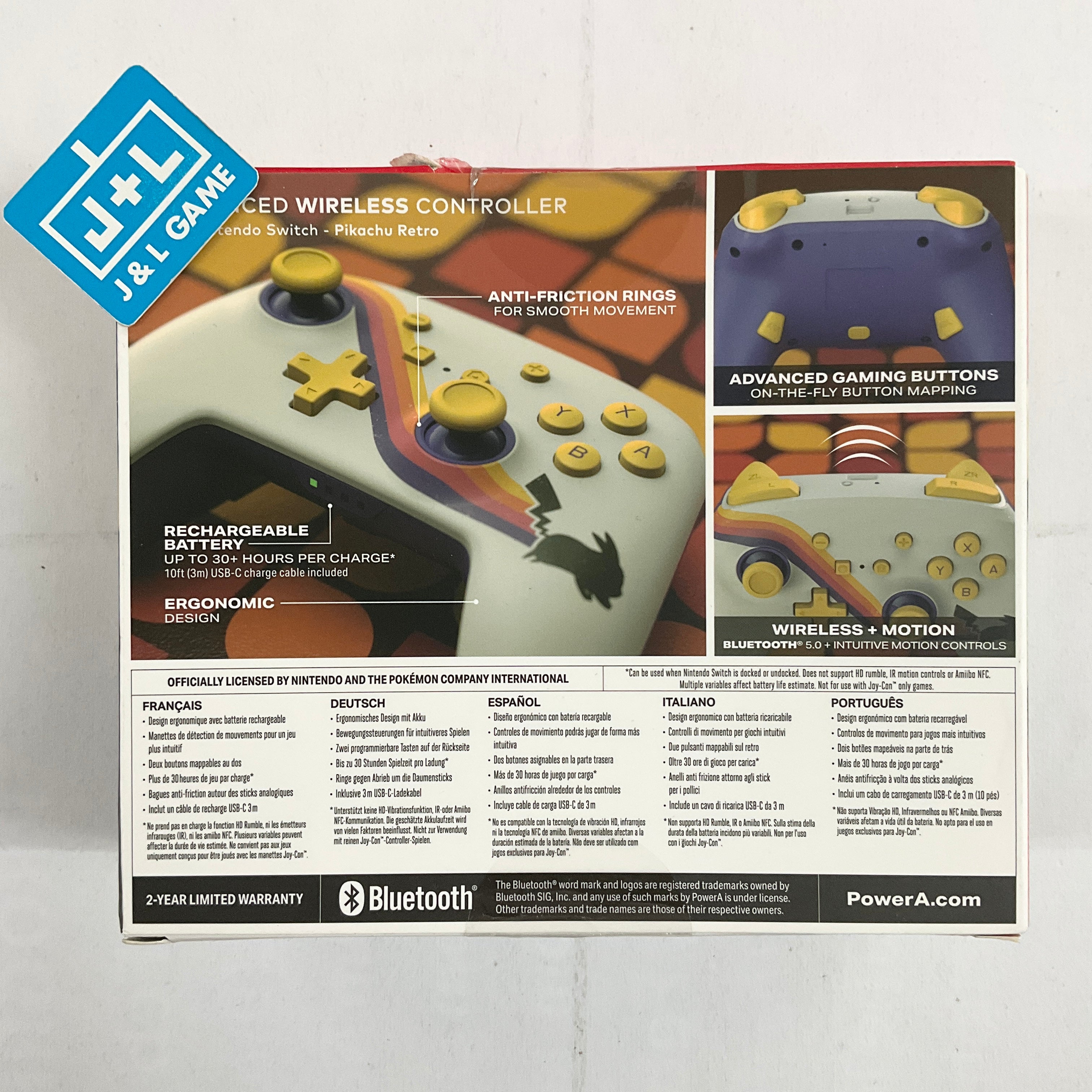 PowerA Enhanced Wireless Controller (Pikachu) - (NSW) Nintendo Switch Accessories PowerA   