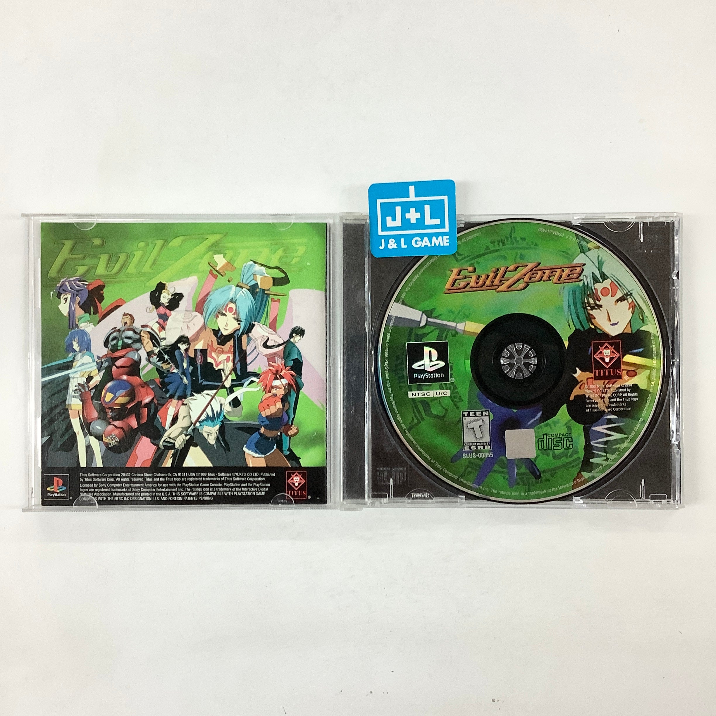 Evil Zone - (PS1) PlayStation 1 [Pre-Owned] Video Games Titus Software   