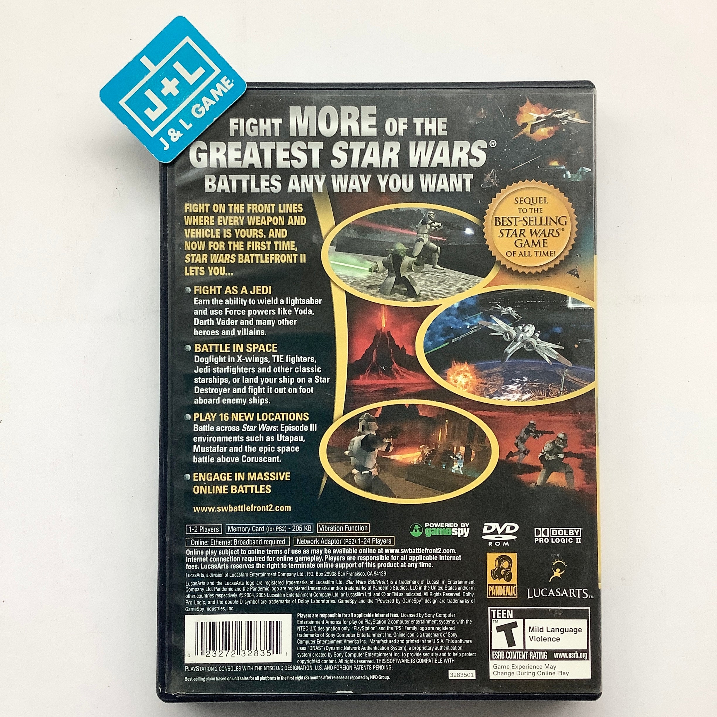 Star Wars: Battlefront II - (PS2) PlayStation 2 [Pre-Owned] Video Games LucasArts   
