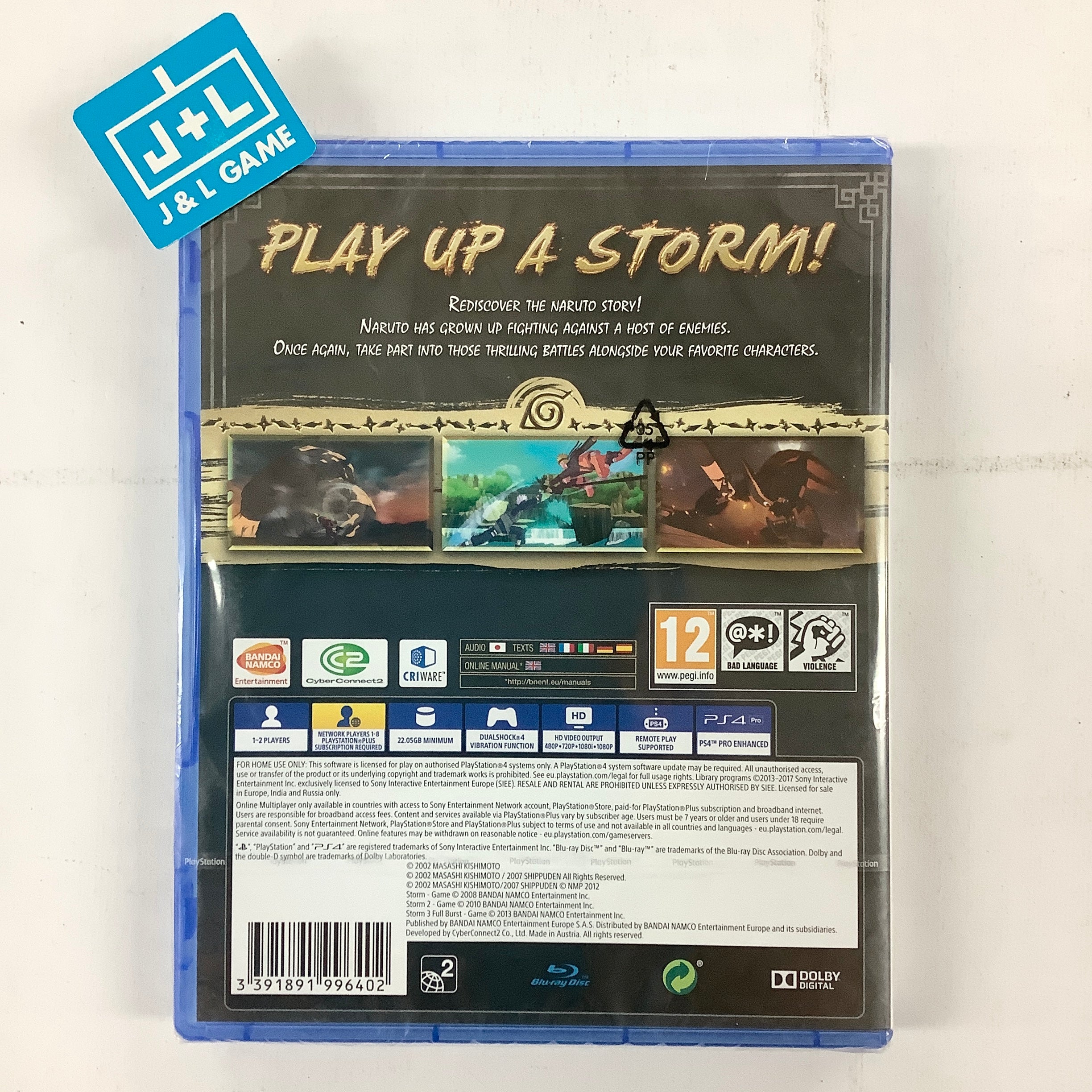 Naruto Shippuden: Ultimate Ninja Storm Trilogy - (PS4) PlayStation 4 (European Import) Video Games BANDAI NAMCO Entertainment   