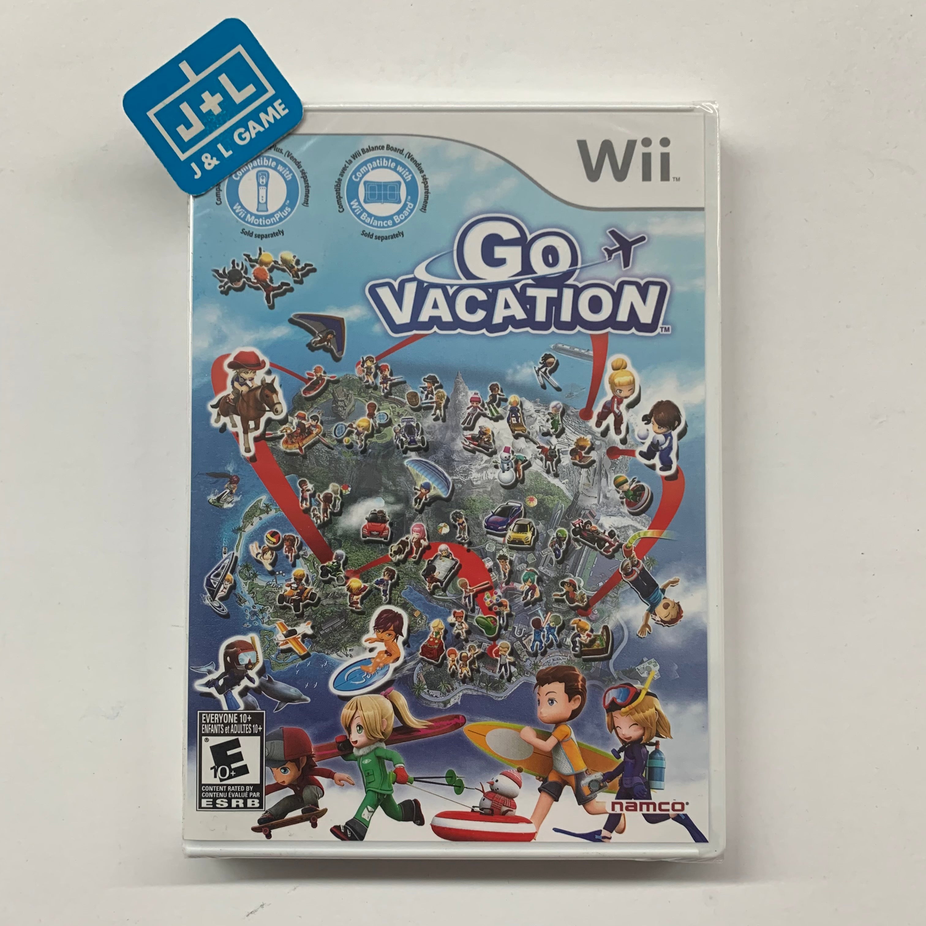 Go Vacation - Nintendo Wii Video Games Namco Bandai Games   