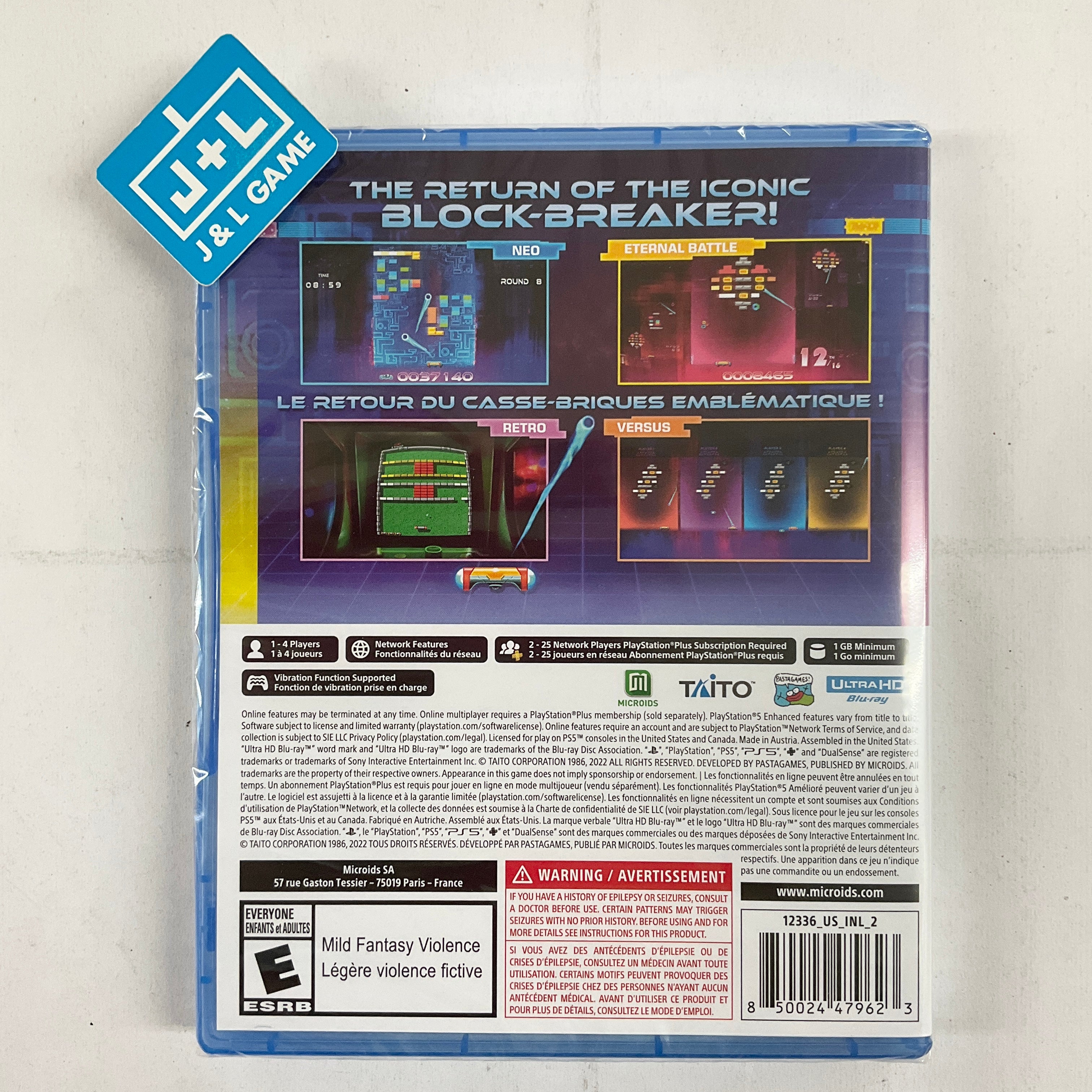 Arkanoid: Eternal Battle - (PS5) PlayStation 5 Video Games Microids   