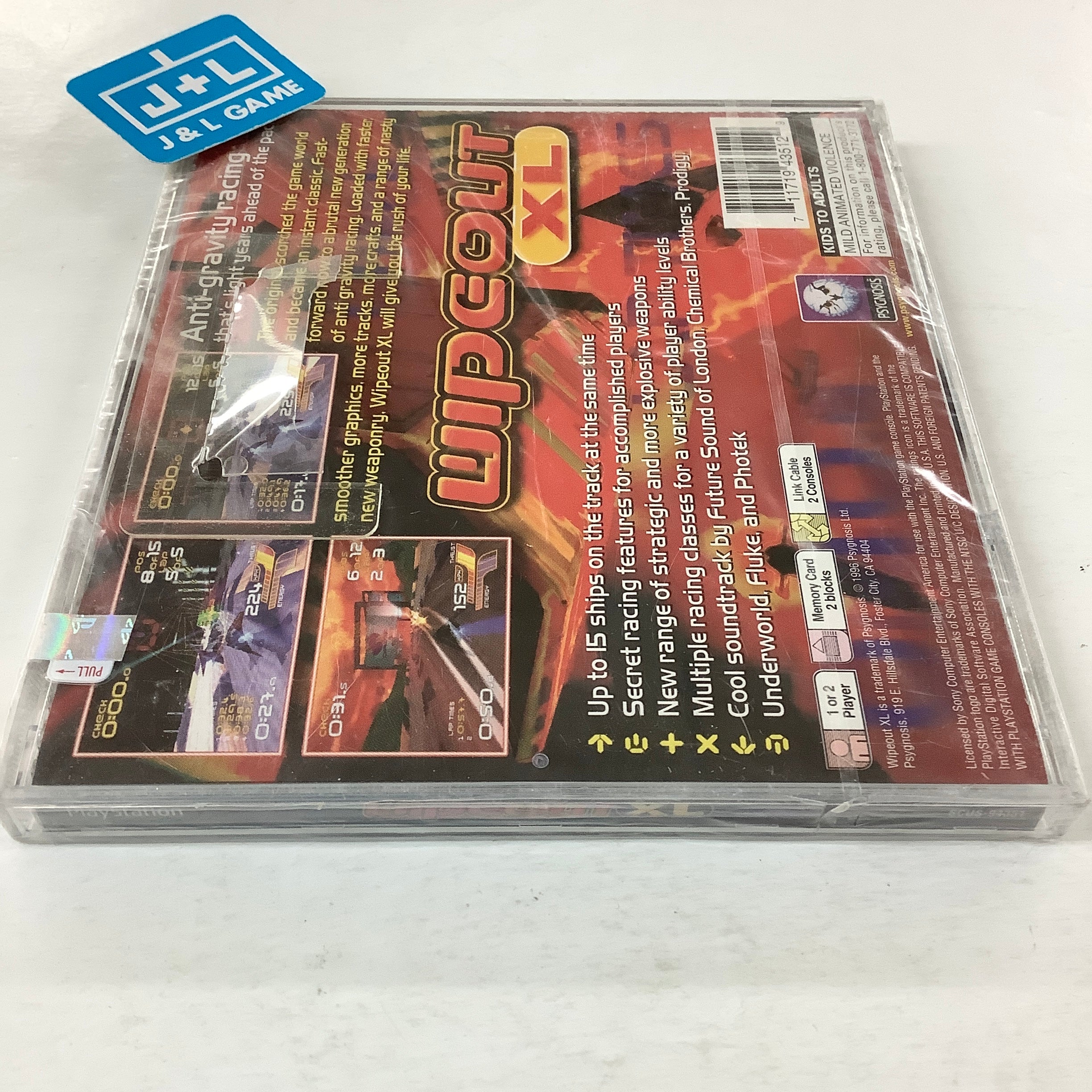 Wipeout XL - (PS1) PlayStation 1 Video Games SCEA   