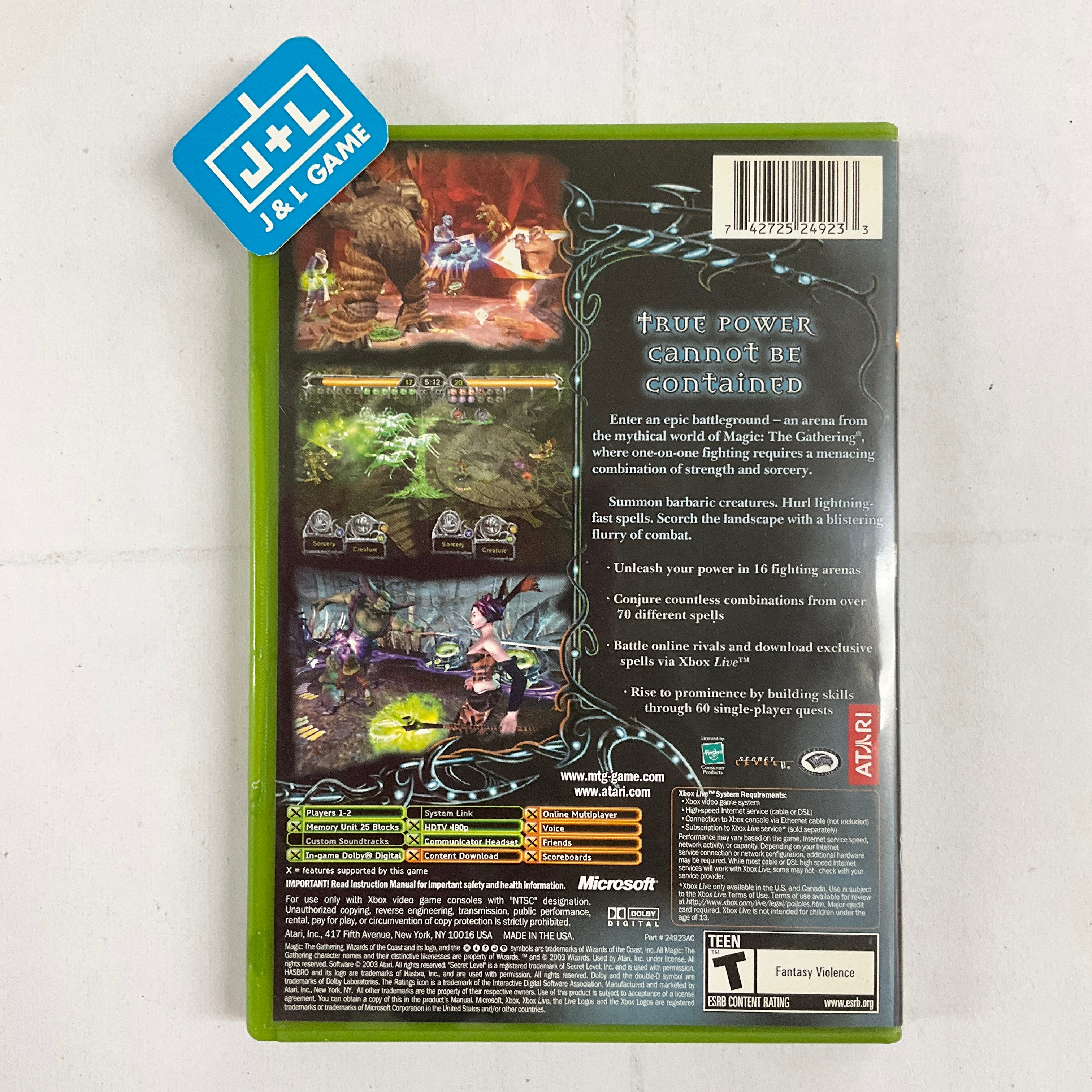 Magic: The Gathering - Battlegrounds - (XB) Xbox [Pre-Owned] Video Games Atari SA   