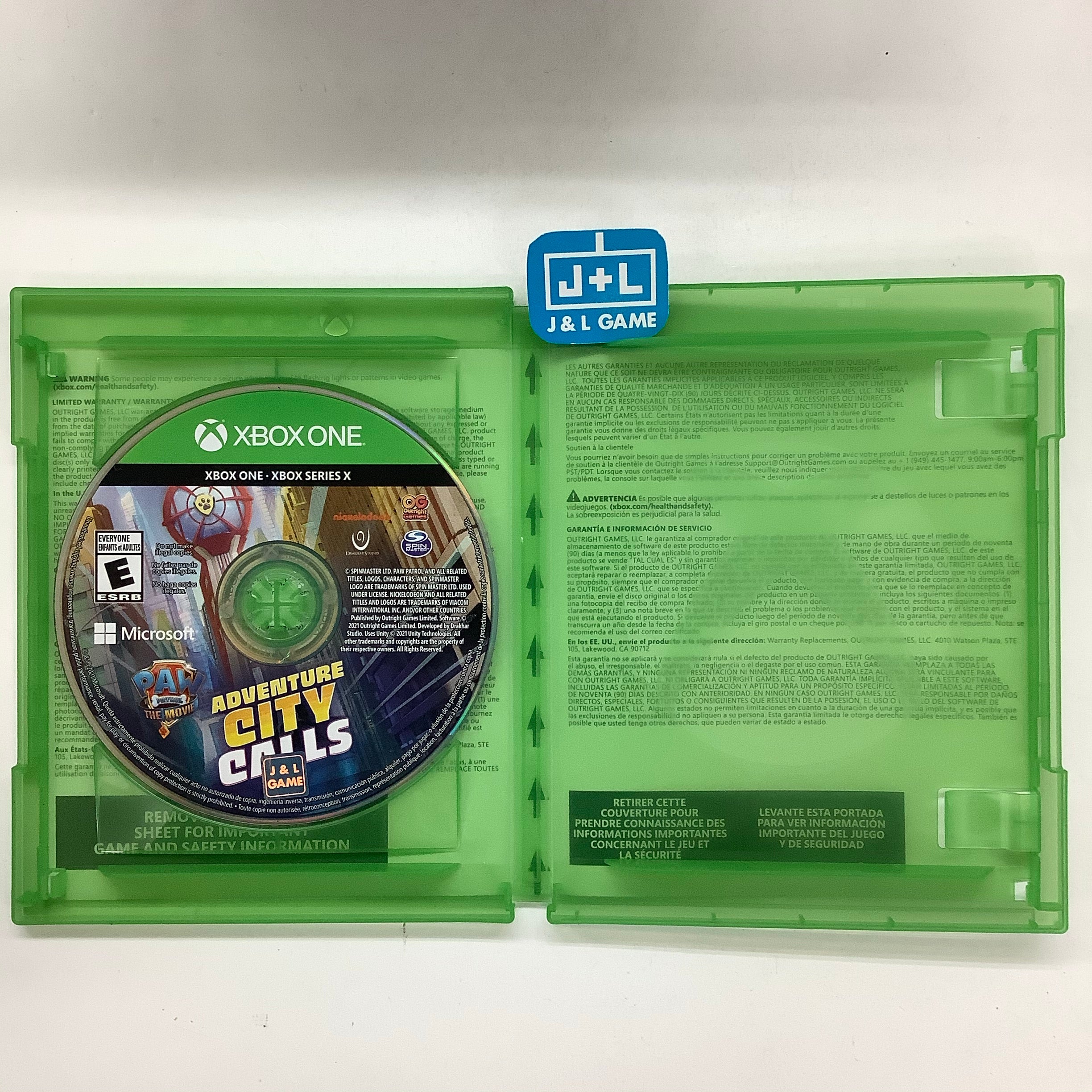 PAW Patrol The Movie: Adventure City Calls - (XSX) Xbox Series X [Pre-Owned] Video Games Outright Games   
