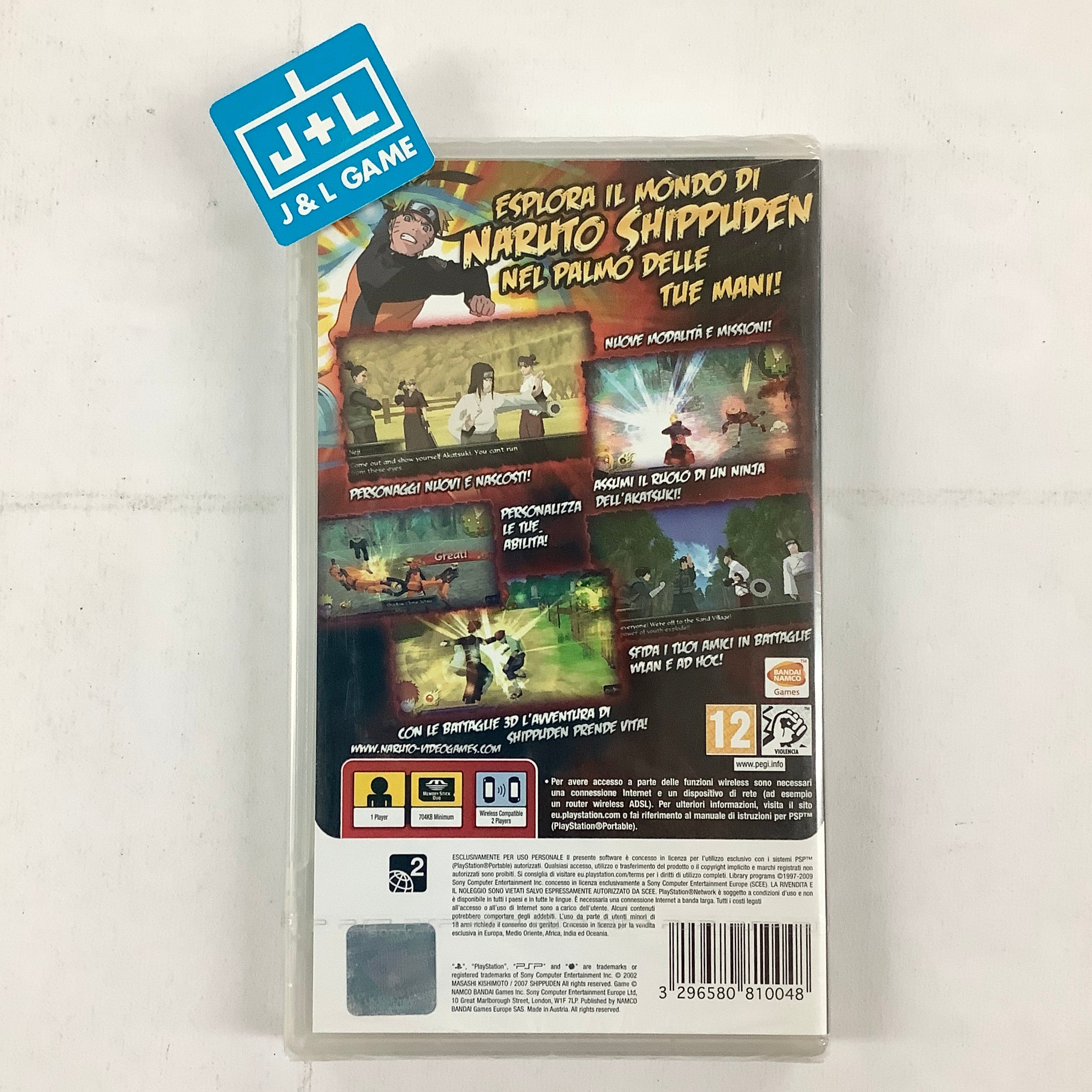 Naruto Shippuden: Legends: Akatsuki Rising - Sony PSP (European Import) Video Games Namco Bandai Games   