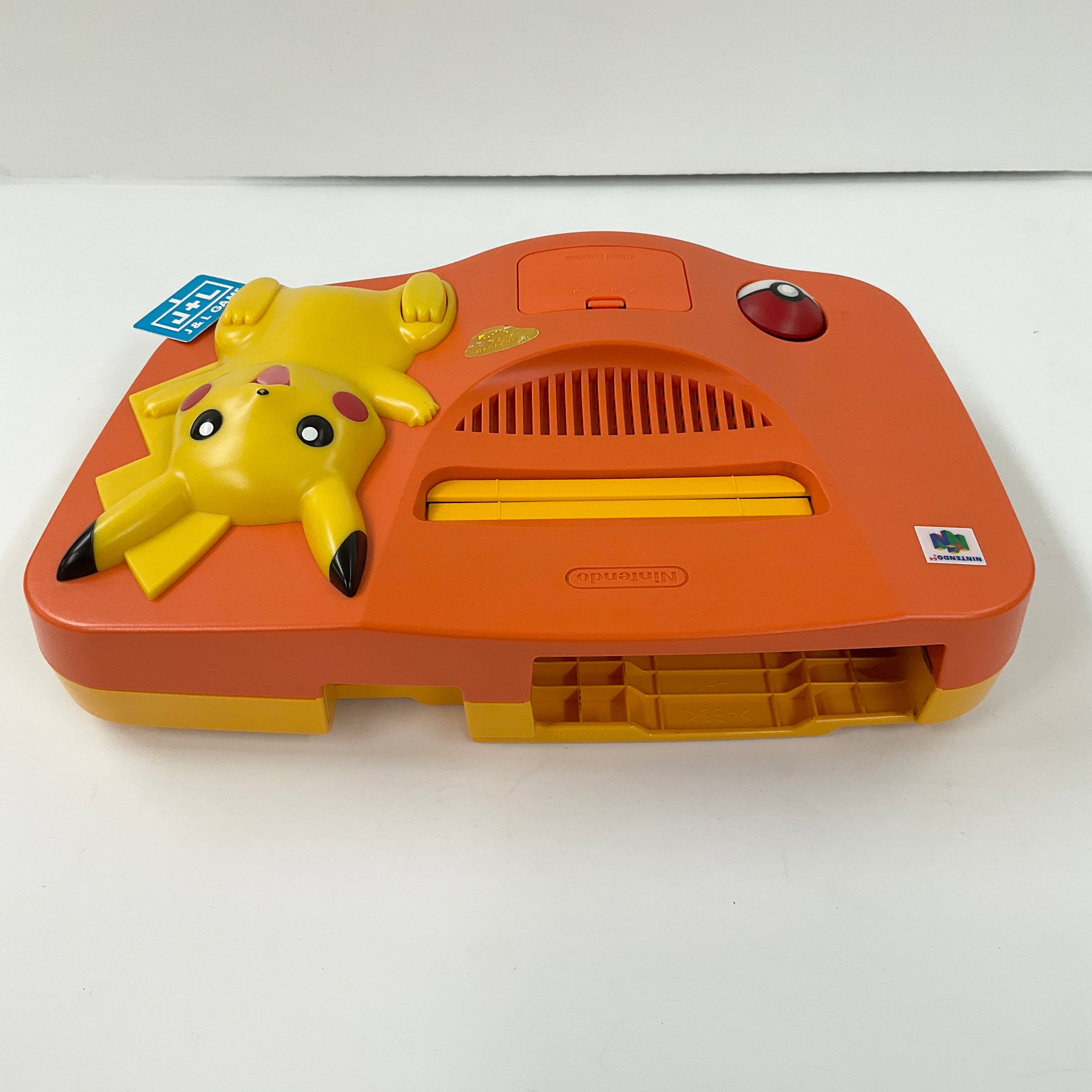 Nintendo 64 Hardware Console (Pikachu Edition) (Orange and Yellow) - (N64) Nintendo 64 (Japanese Import) [Pre-Owned] CONSOLE Nintendo   
