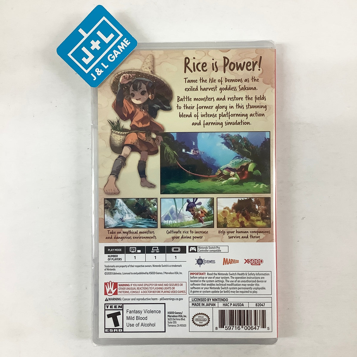 Nintendo Rice Sakuna: of Rice and Ruin - (NSW) Nintendo Switch | J&L Game